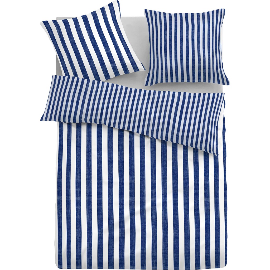 TOM TAILOR HOME Wendebettwäsche »PLAIN STRIPES«, (2 tlg.)