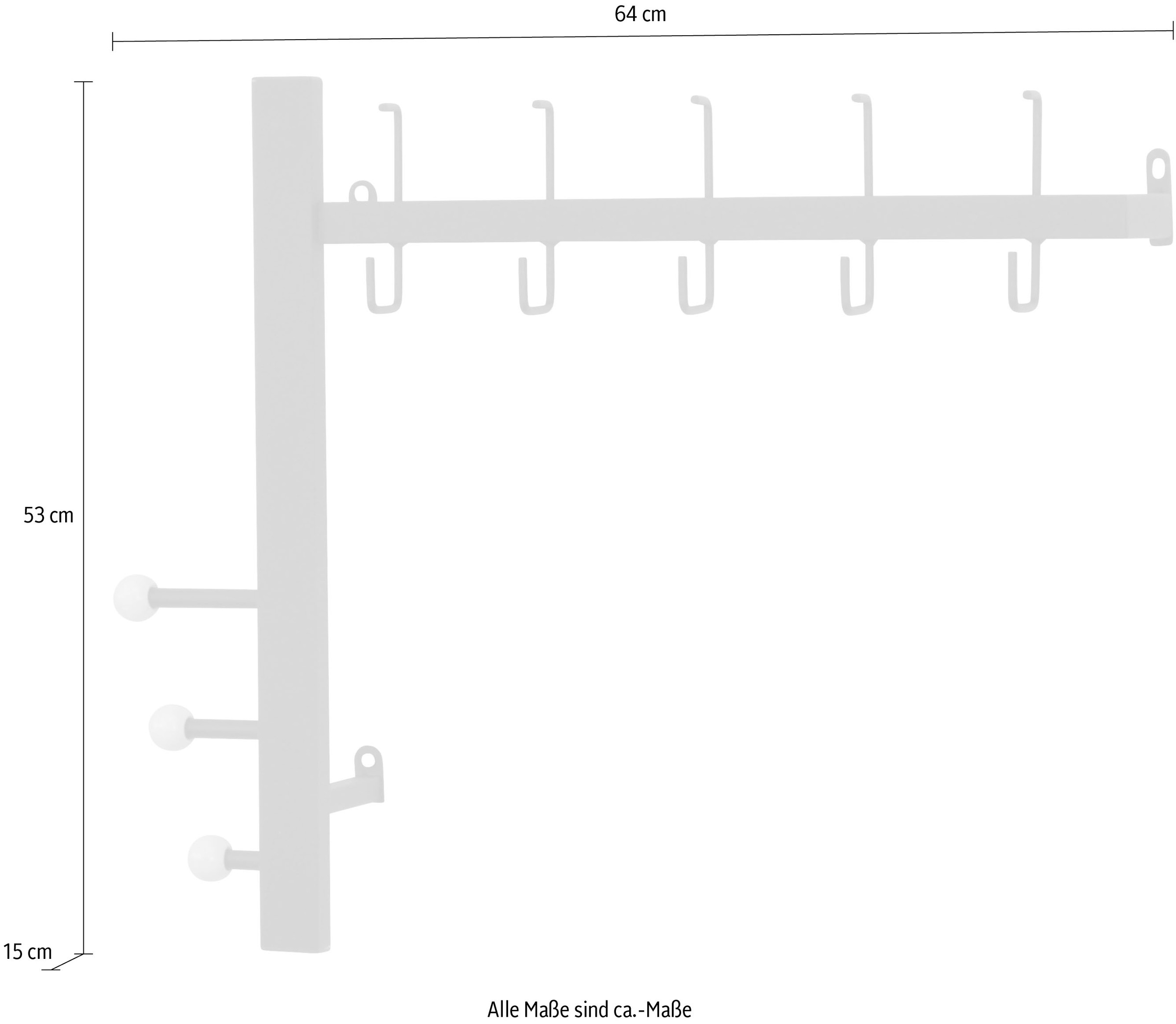 INOSIGN Garderobenleiste, (1 St.), aus Metall, Breite 64 cm