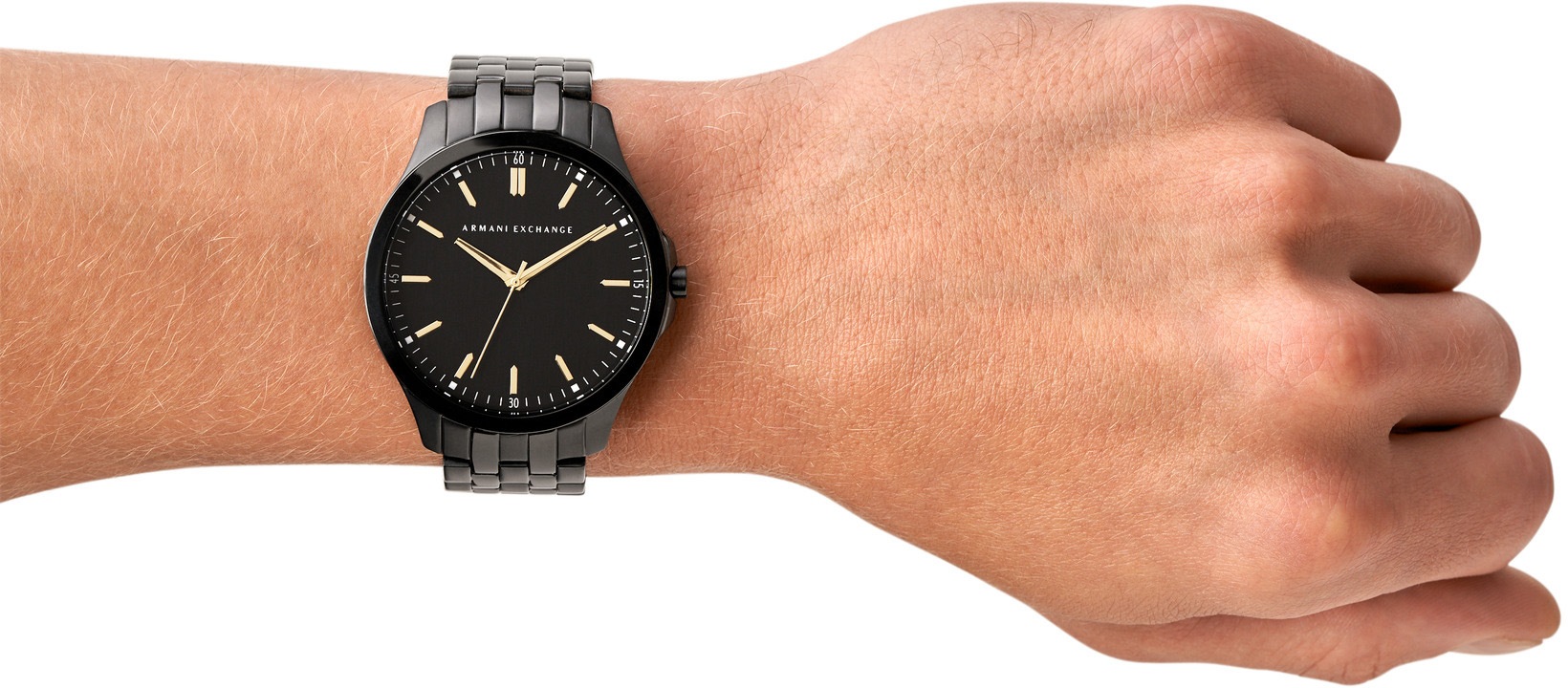 ARMANI EXCHANGE Quarzuhr, Armbanduhr, Herrenuhr, analog, Edelstahlarmband