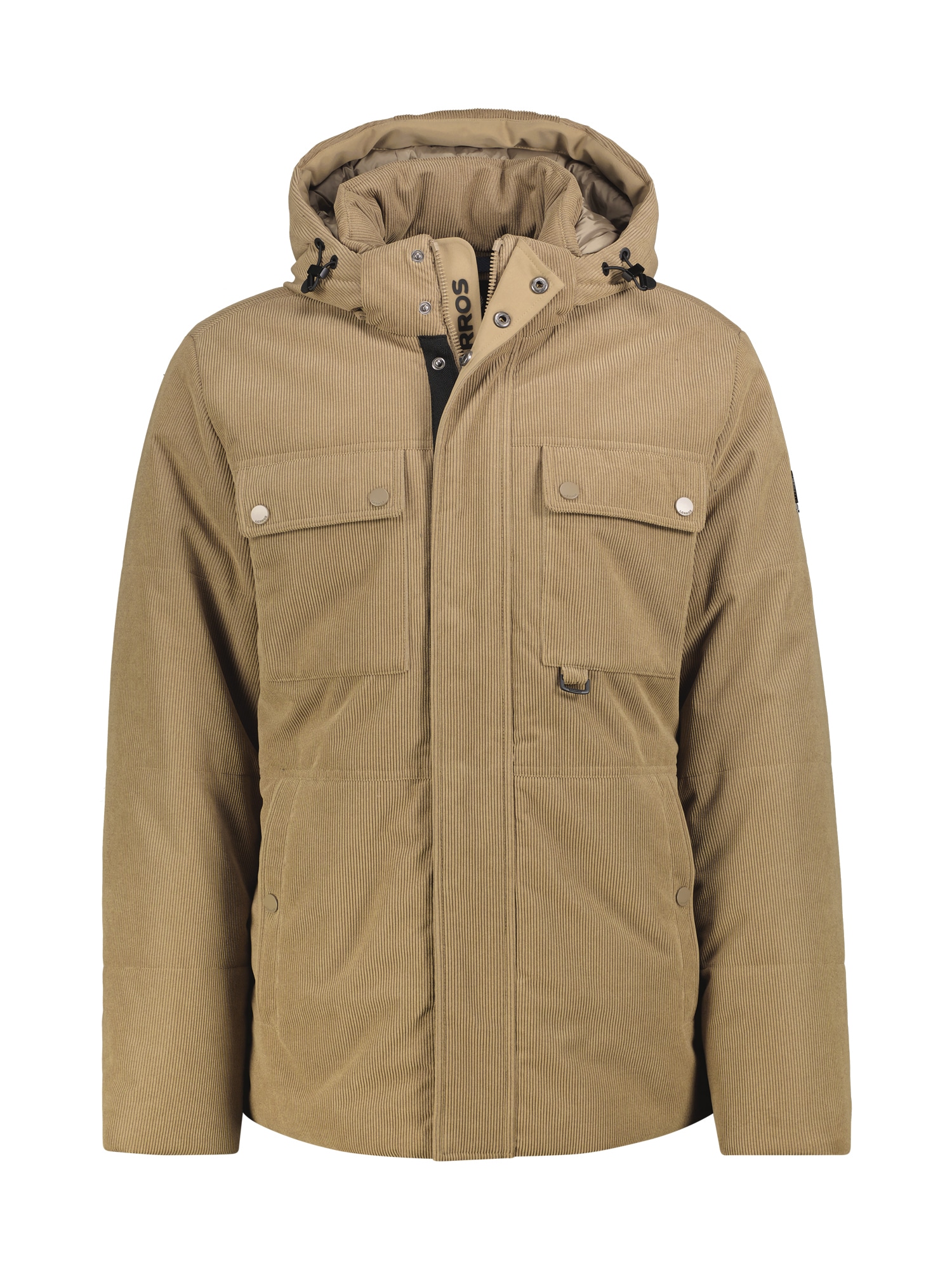 LERROS Outdoorjacke »Funktionsjacke aus wind und wasserabweisendem Kordgewebe« mit Kapuze