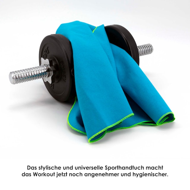 SETEX Sporthandtuch »SETEX Sporttuch aus Evolon®«, (1 St.), Komfort &  Haltbarkeit: Hypoallergenes Evolon® - sanft zur Haut | BAUR