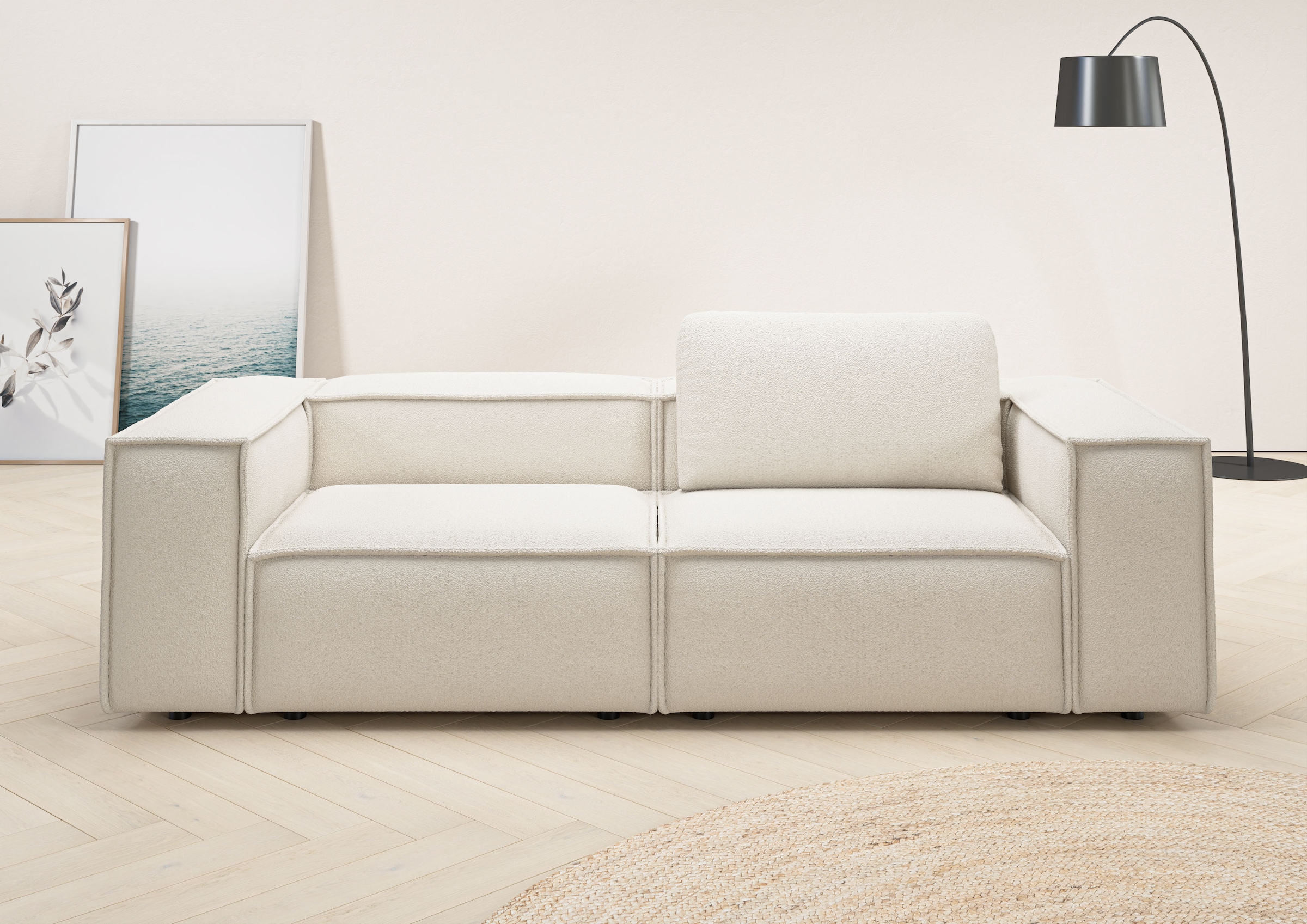 Places of Style 2-Sitzer "Watertown, modernes Sofa 246 cm breit, auch in Fe günstig online kaufen