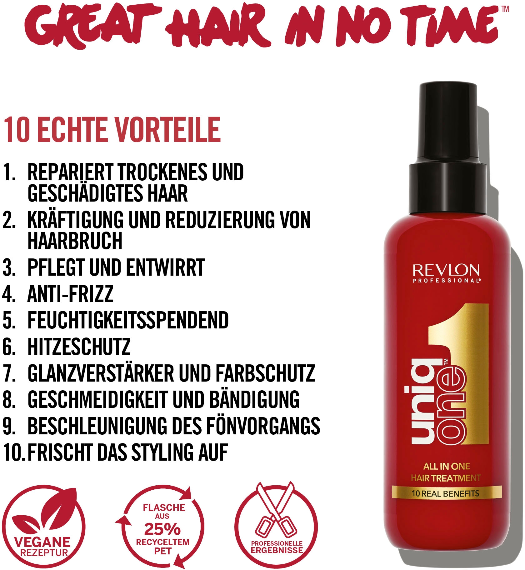 (Spar-Set, »Uniqone Pflege Set«, Haarpflege-Set PROFESSIONAL Hair One REVLON Edition Duopack Classic In tlg.), BAUR Leave-in Limited All | Treatment 2