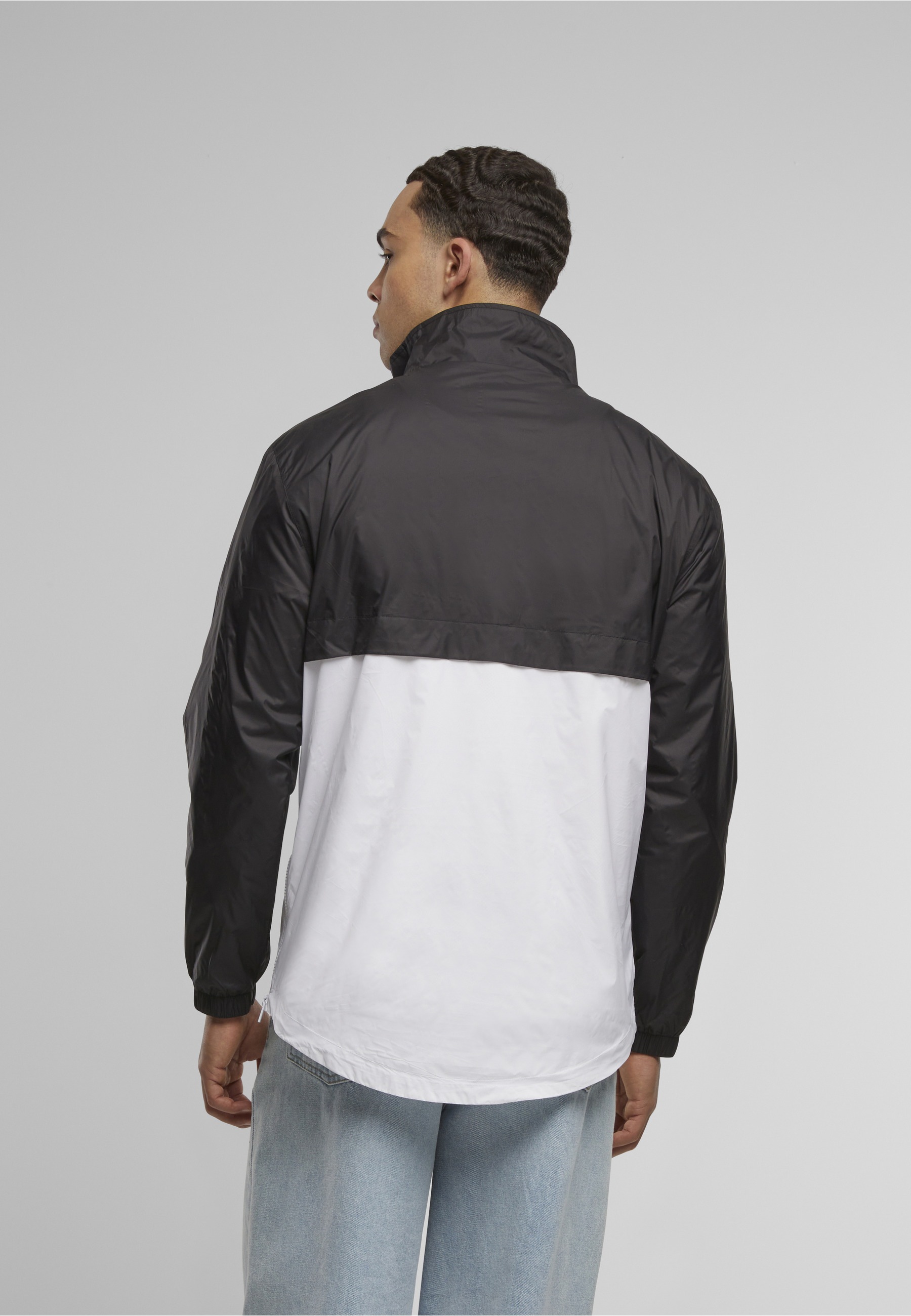 URBAN CLASSICS Langmantel »Urban Classics Herren Stand Up Collar Pull Over Jacket«