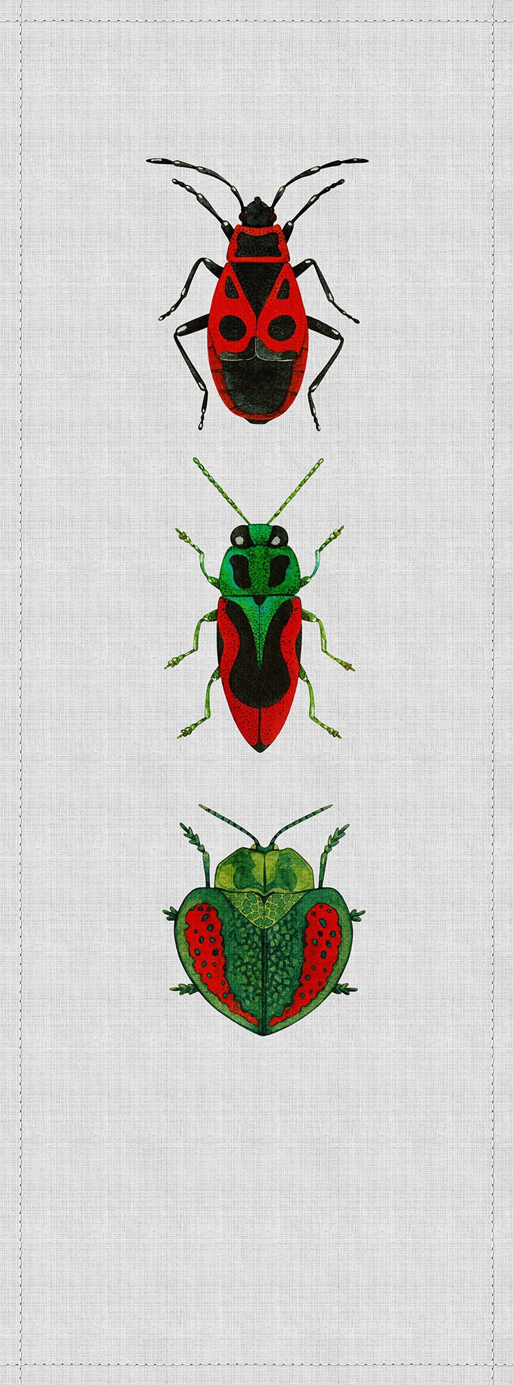 living walls Fototapete »Walls by Patel Buzz Panels 3«, Vlies, Wand, Schräge