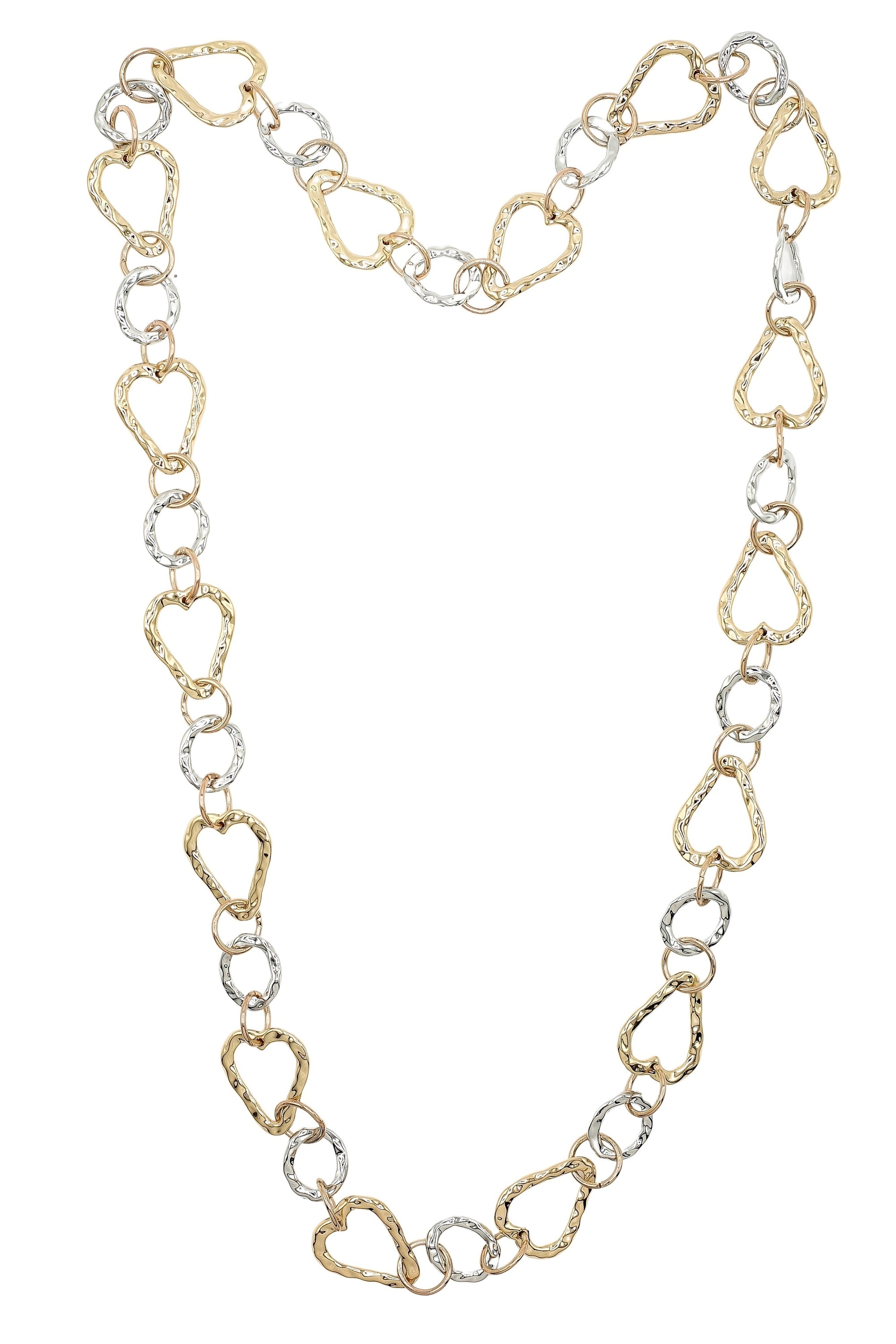 COLLEZIONE ALESSANDRO Lange Kette "Chain of Love", lange Gliederkette mit H günstig online kaufen