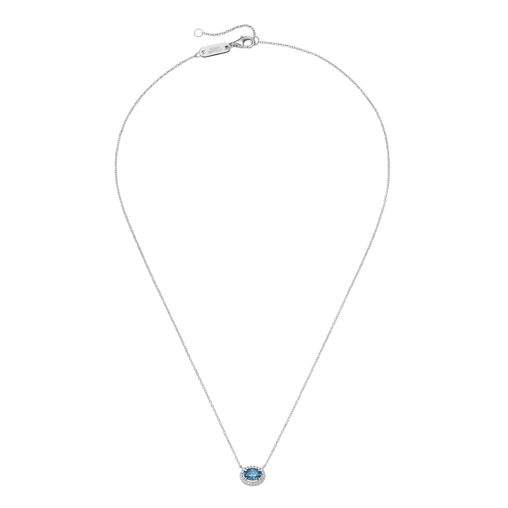 GIORGIO MARTELLO MILANO Collier »Ziersteine, Zirkonia weiß, Silber 925«
