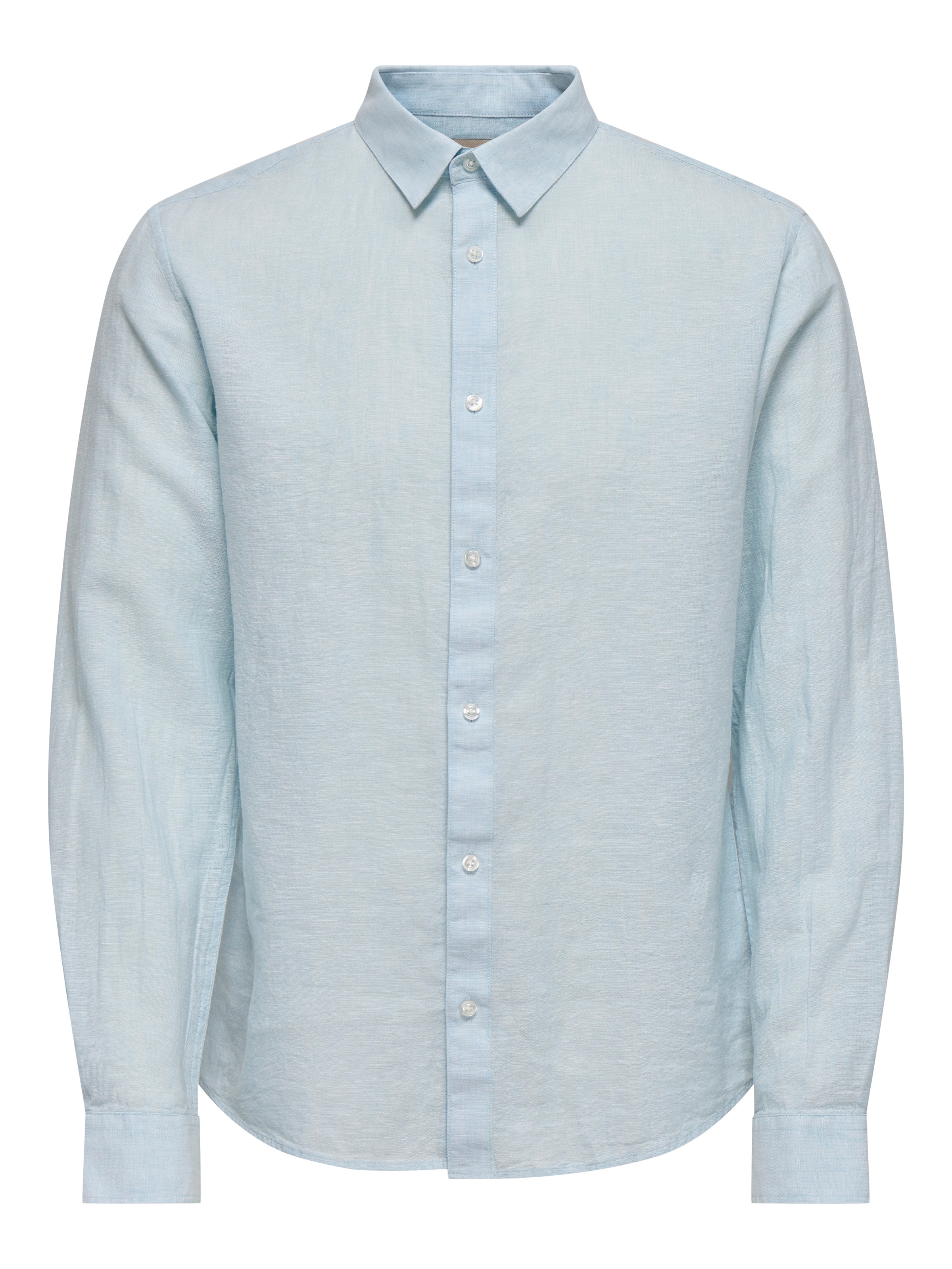 ONLY & SONS Langarmhemd »ONSCAIDEN LS SOLID LINEN SHIRT NOOS«