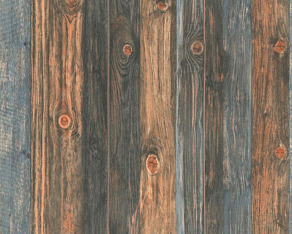 Living Walls Vliestapete "Best Of Wood`n Stone 2nd Edition" Holz Gestreift Realistisch Glatt Holztapete Tapete Holzoptik Tapeten Wohnzimmer Flur