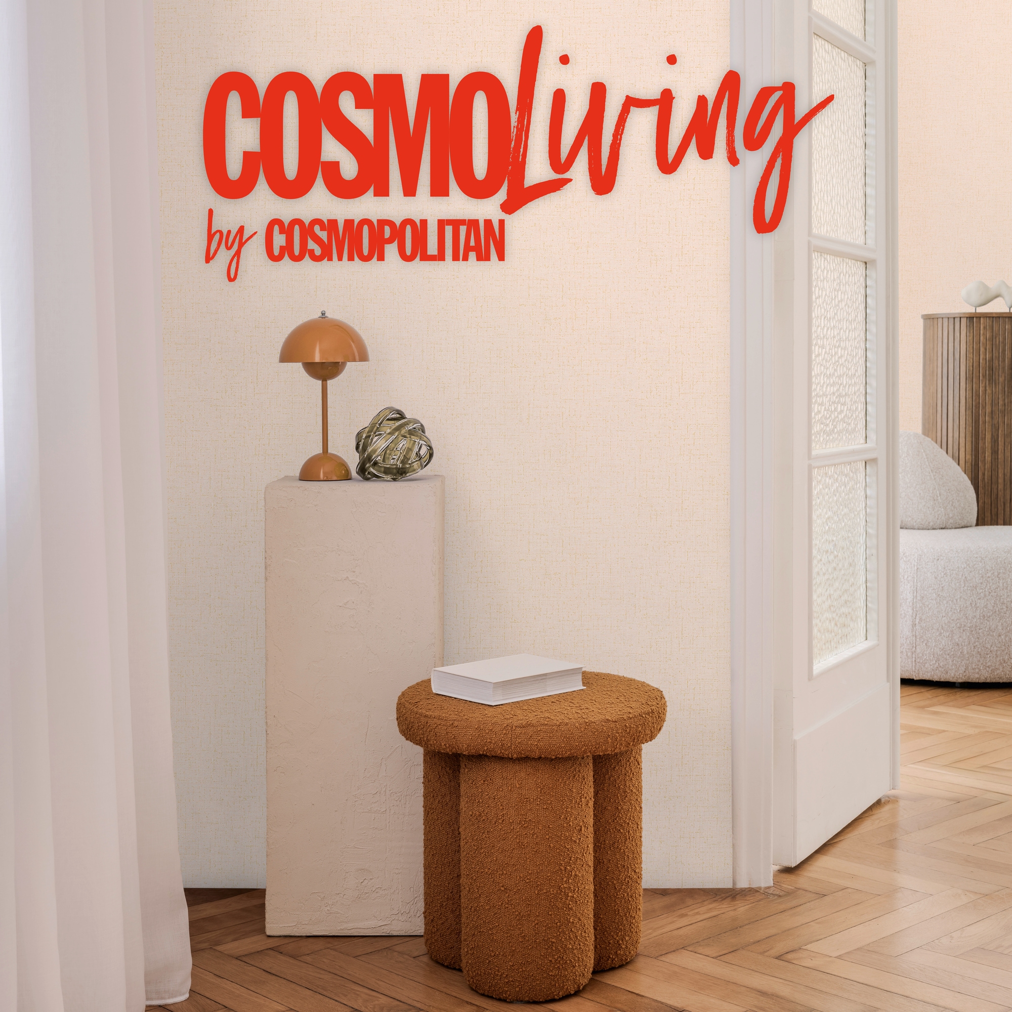 CosmoLiving by Cosmopolitan Vliestapete »Natural Texture – Struktur-Unitapete« matt strukturiert Zeitlose Vliestapete in natürlicher Leinenoptik