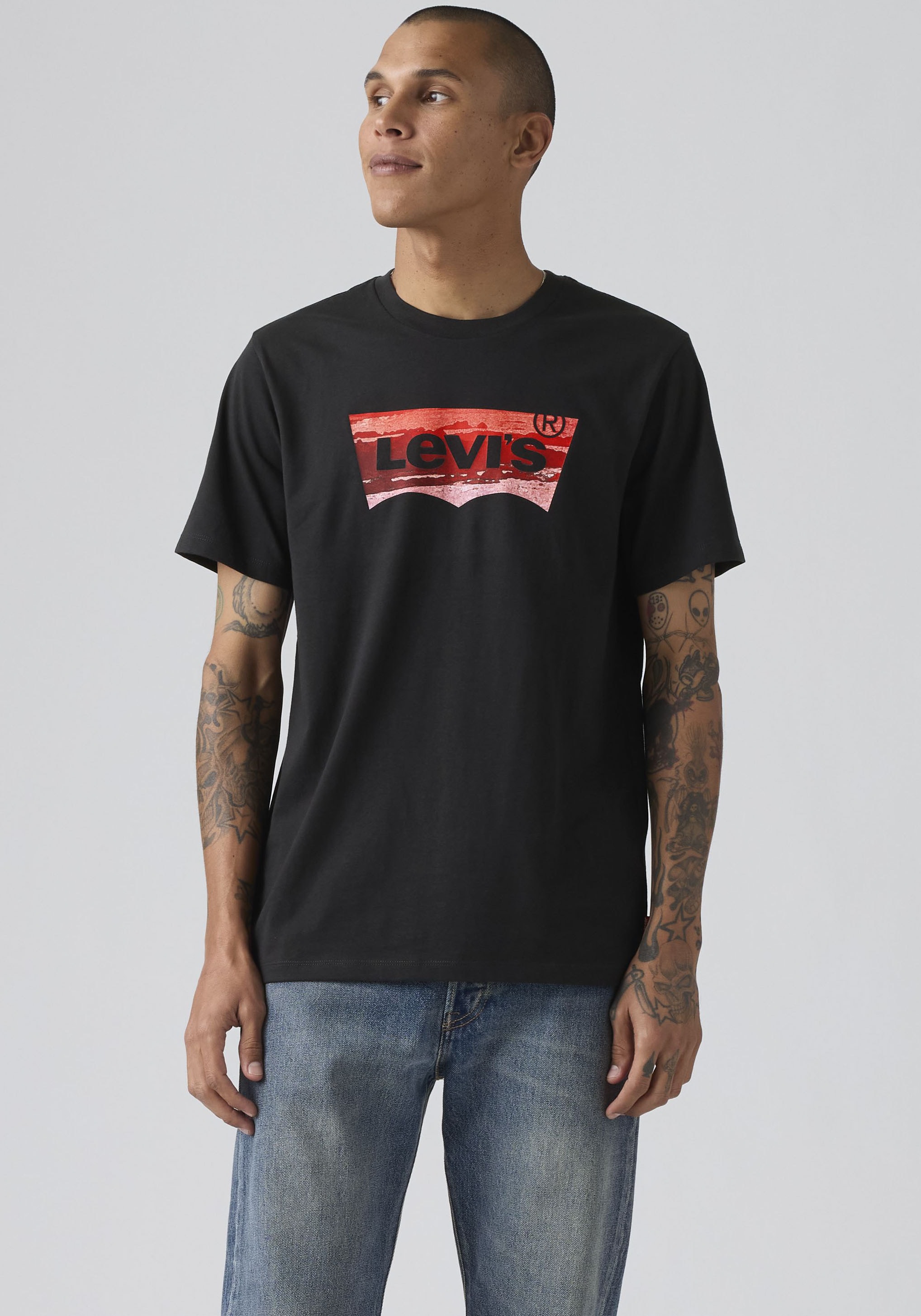 Levis T-Shirt "Batwing Logo Tee" mit Logo-Front-Print günstig online kaufen
