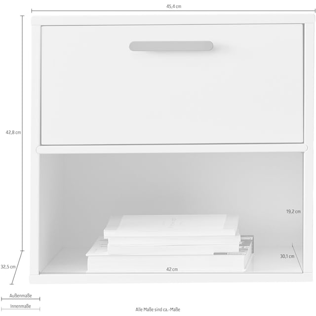 Hammel Furniture Regal »Keep by Hammel«, mit 1 Schublade, Breite 45,4 cm, flexible  Möbelserie bestellen | BAUR