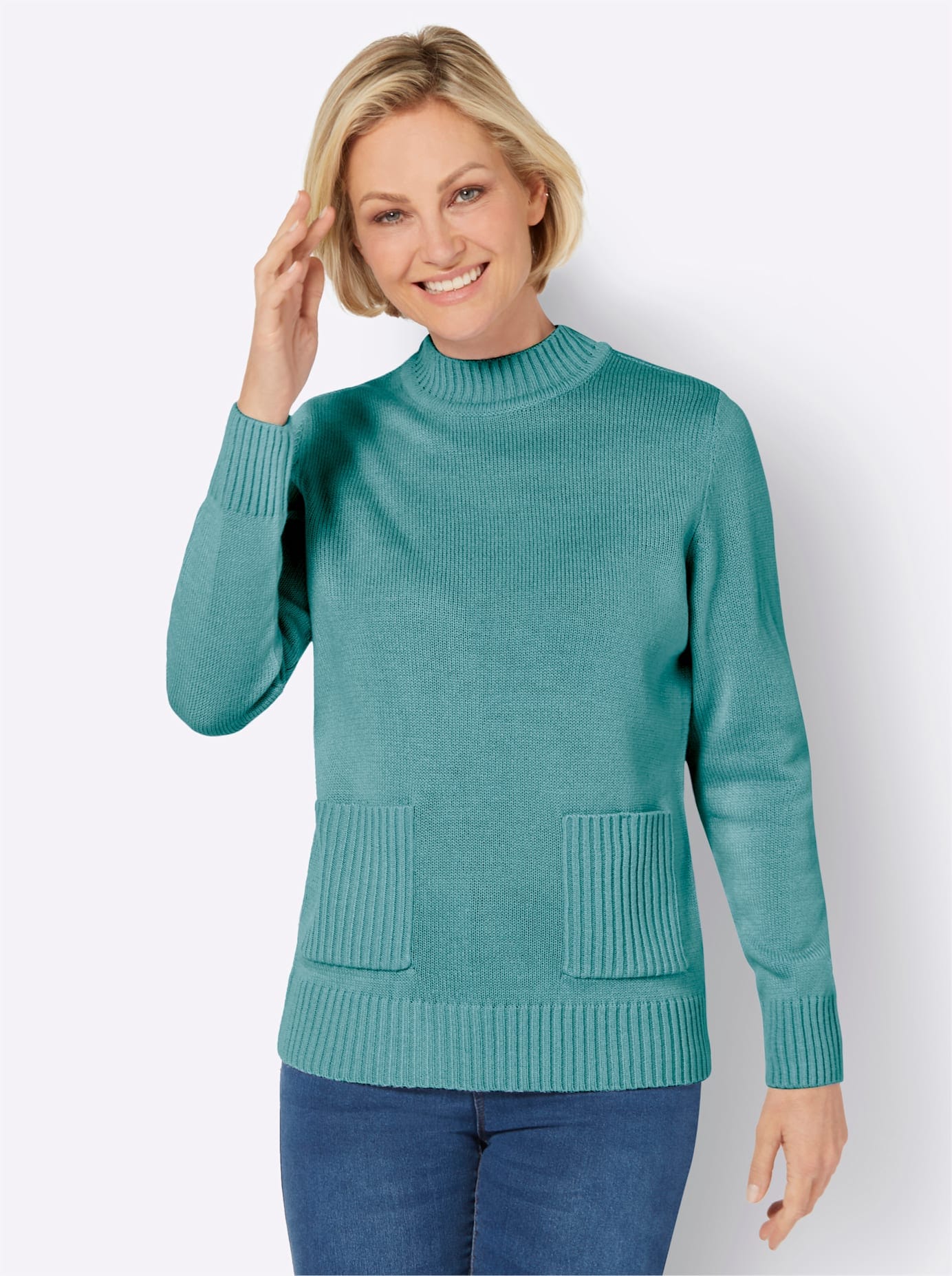 Classic Basics Stehkragenpullover "Stehkragen-Pullover"