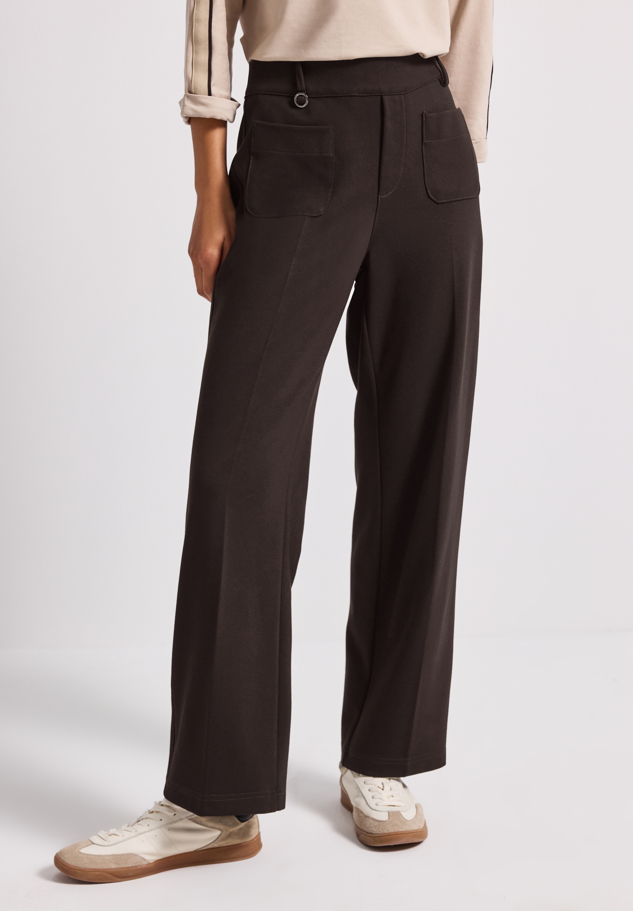 STREET ONE Stoffhose, High Waist günstig online kaufen