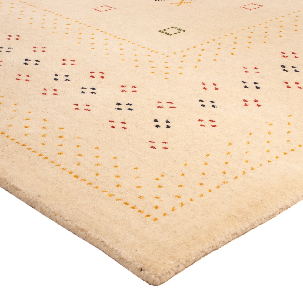 morgenland Wollteppich »LuxeWeave - Gabbeh Teppich - Loribaft Softy«, rechteckig, 1,2 mm Höhe, Sehr weicher Flor