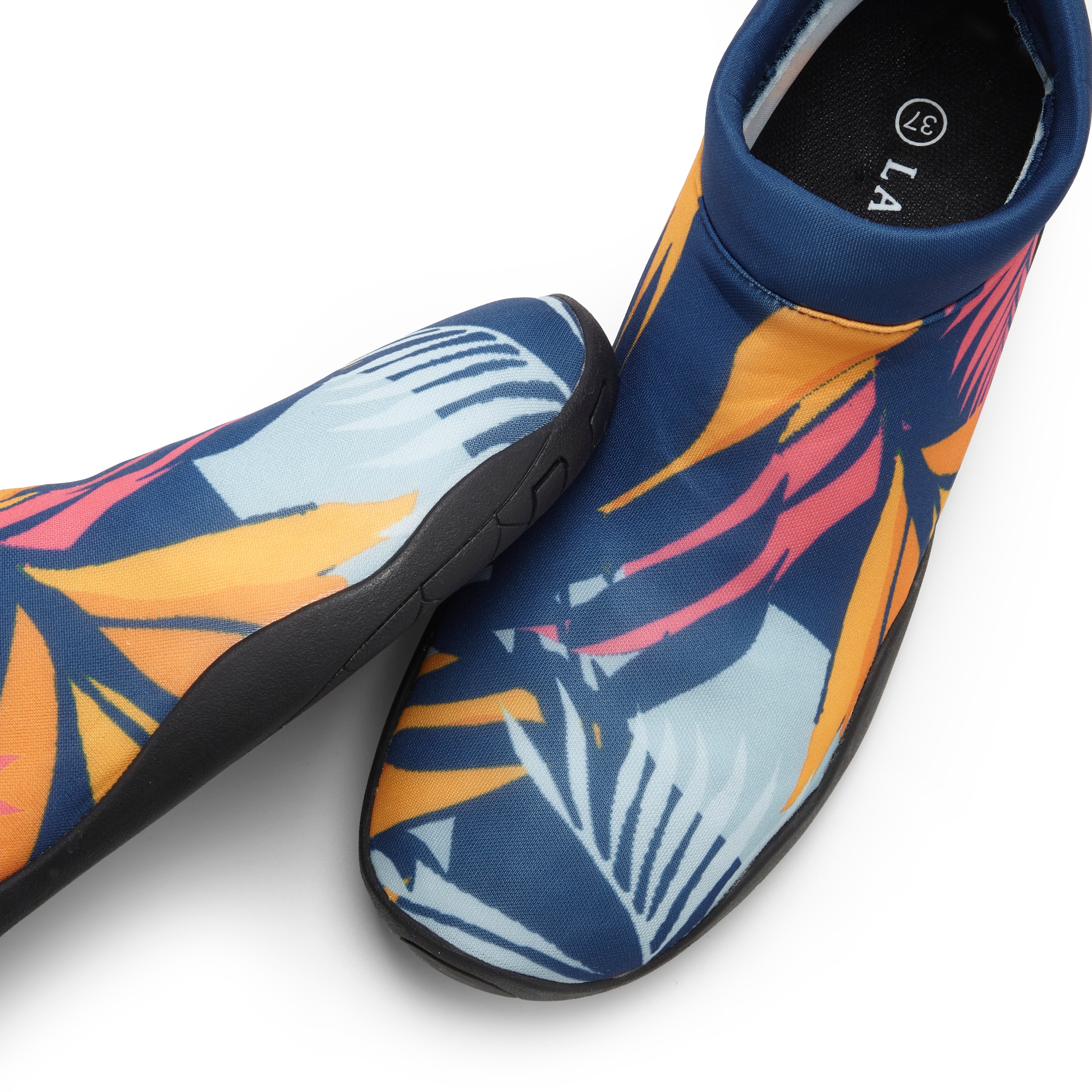 LASCANA Women's Aquatic Shoe Blue/Orange 44 3