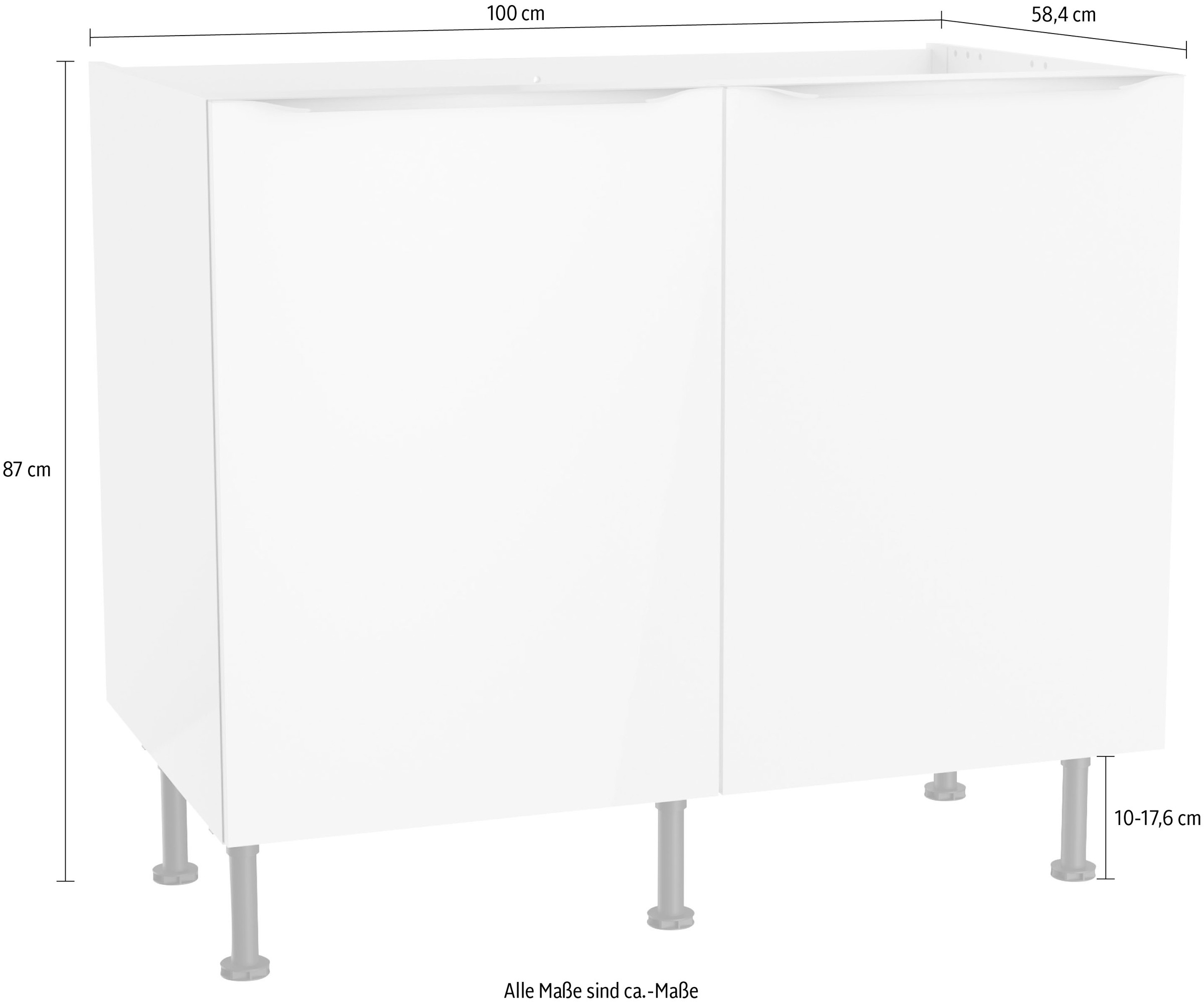 OPTIFIT Spülenschrank »Aken«