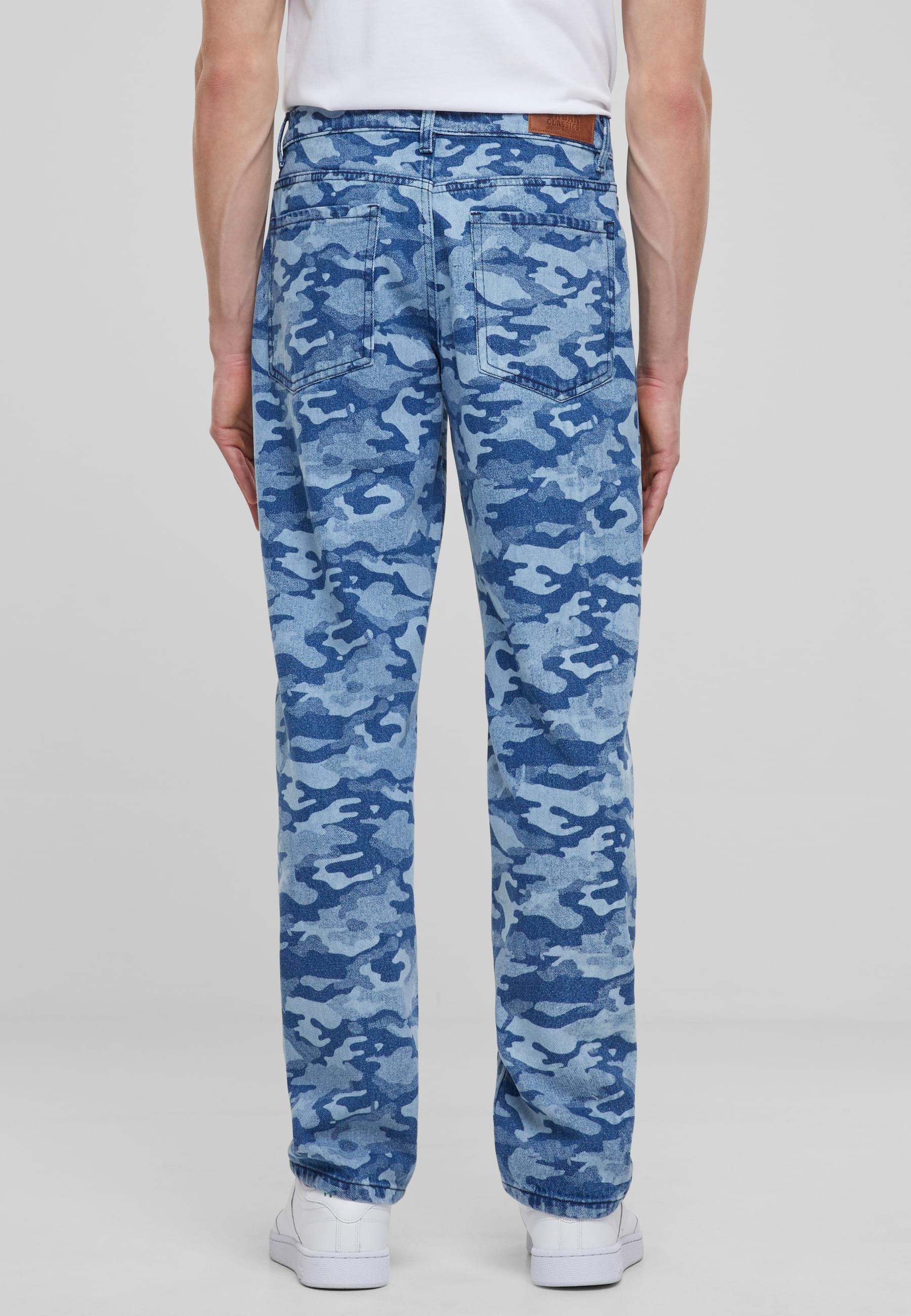 URBAN CLASSICS Cargohose »Urban Classics Laser Camo Printed Jeans«, (1 tlg.)