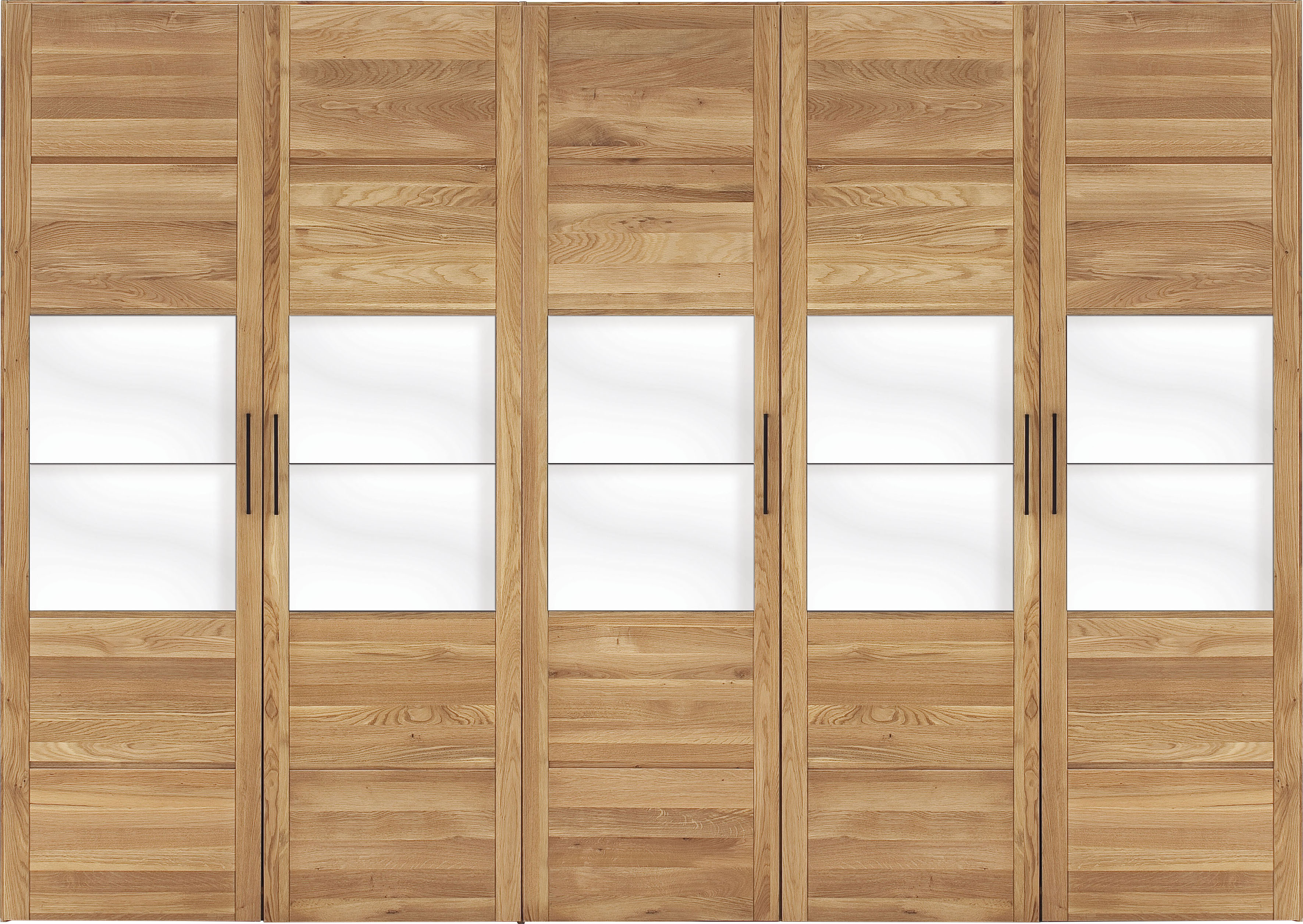 Home affaire Kleiderschrank "Chamara" aus massivem Eichenholz, in unterschiedlichen Breiten, Höhe 218 cm