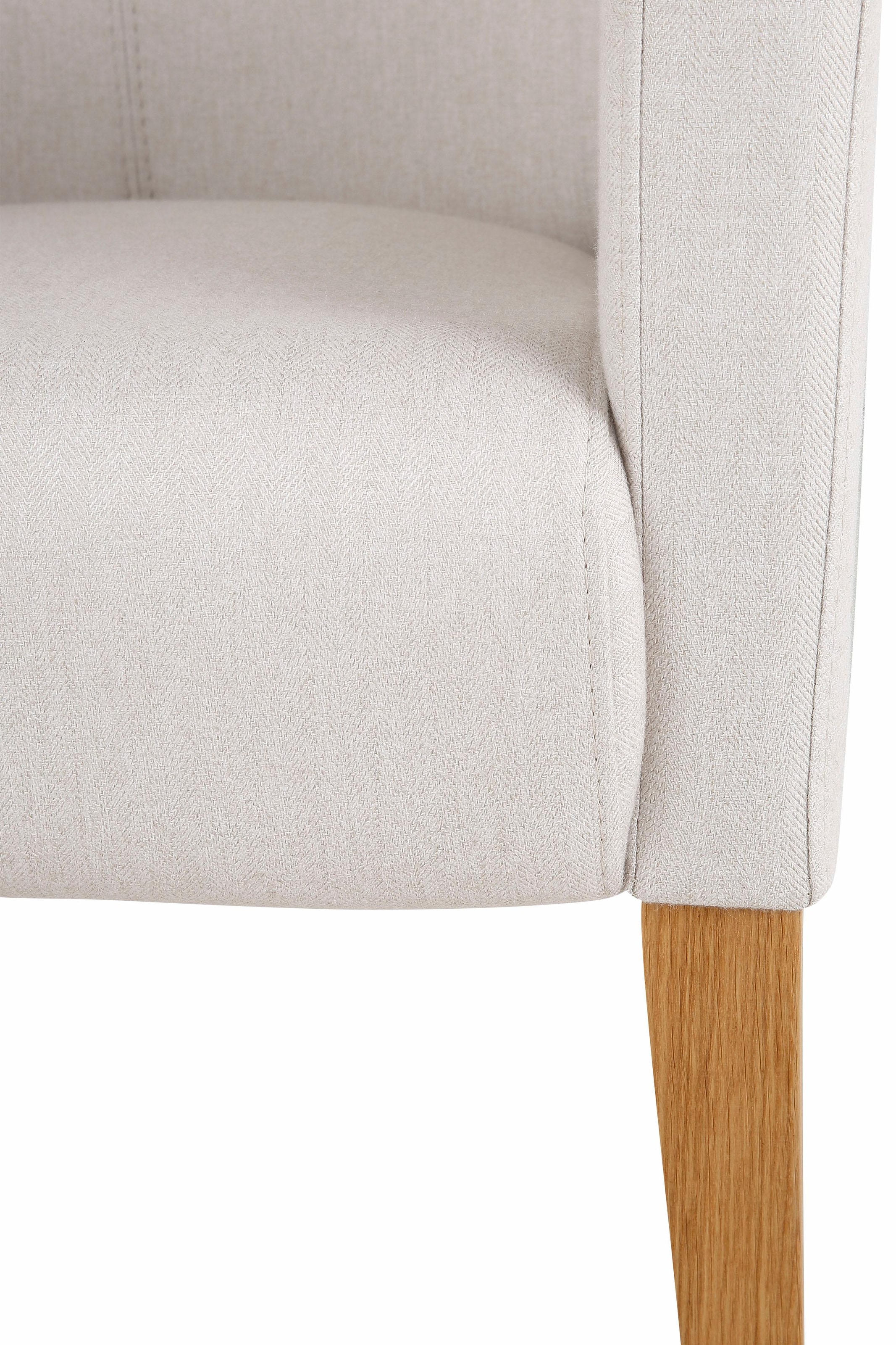 Home affaire Armlehnstuhl »King BESTSELLER!«, Feinstruktur, Esszimmerstuhl mit bequemer Polsterung, Esszimmersessel mit Armlehnen