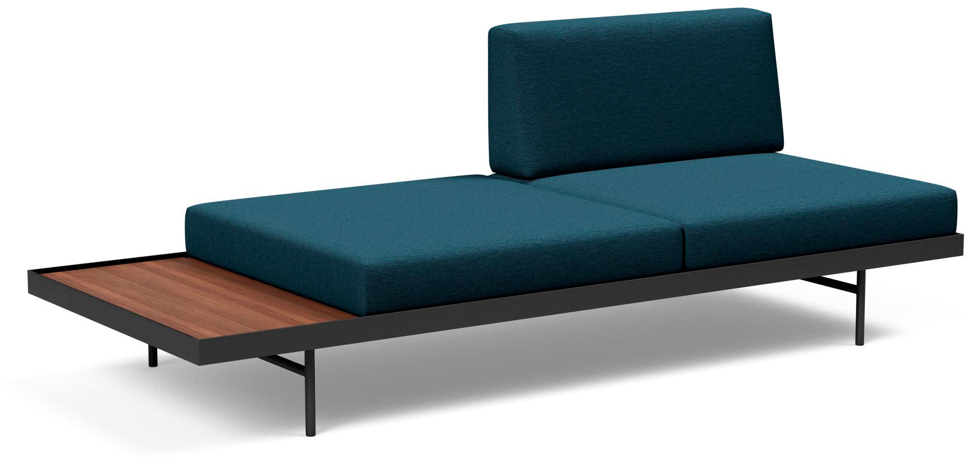 INNOVATION LIVING ™ Relaxliege »PURI«, Daybed mit integrierter Holzablage, flexible Aufteilung