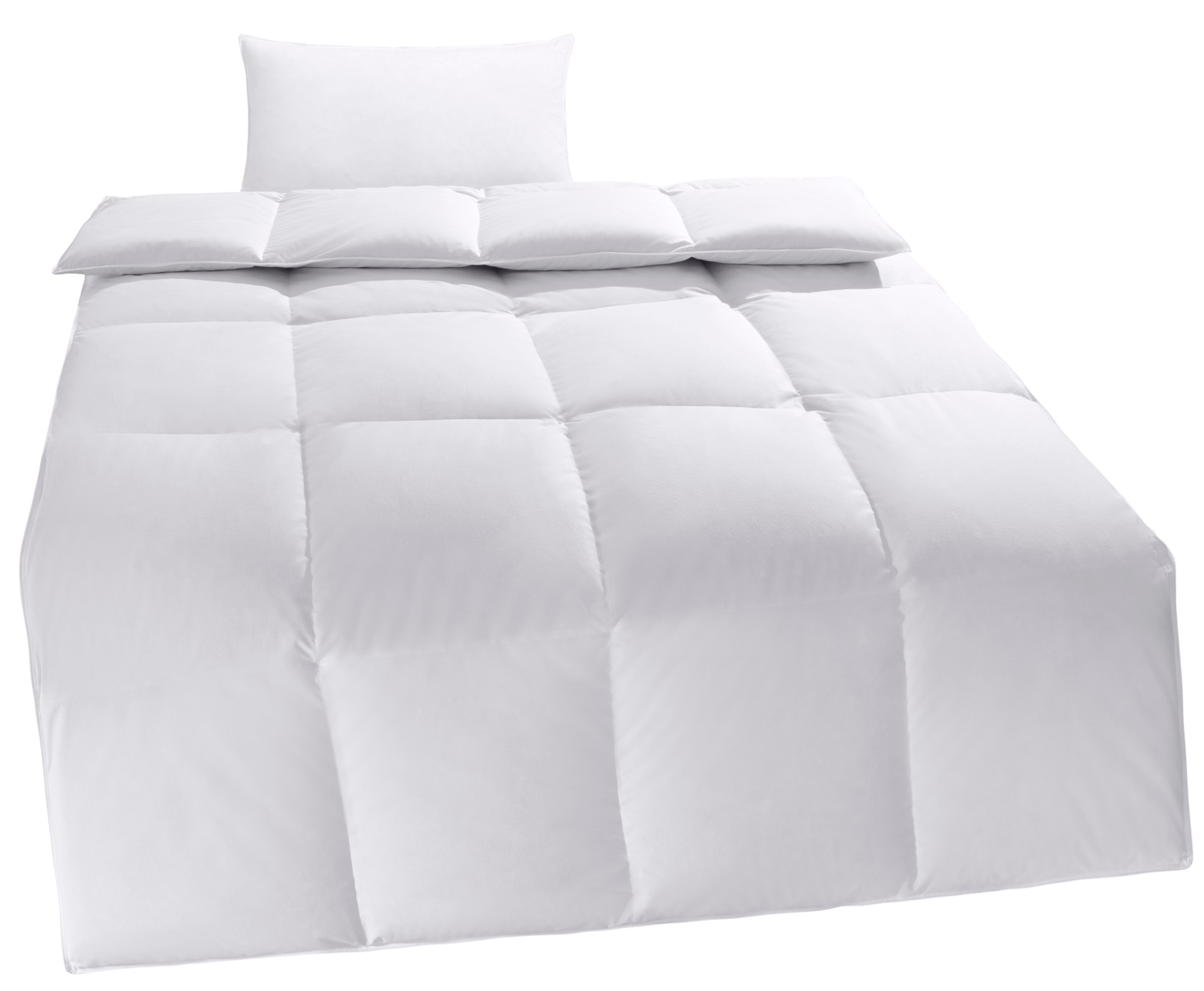 my home Daunenbettdecke + Kopfkissen "Cavanelle Bettdecke 135x200 cm, 155x2 günstig online kaufen