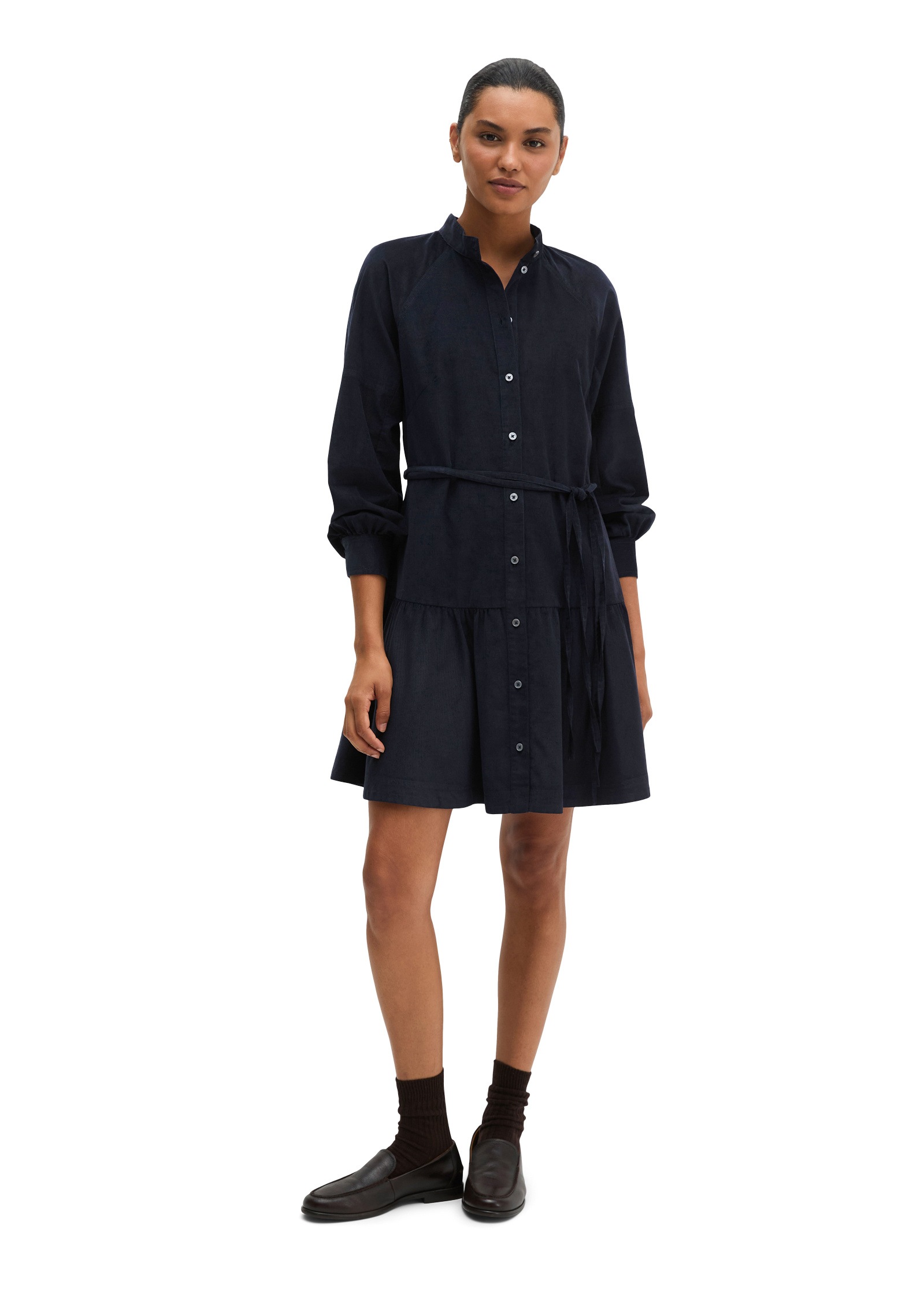 Marc O'Polo Minikleid »in samtiger Cord-Qualität«