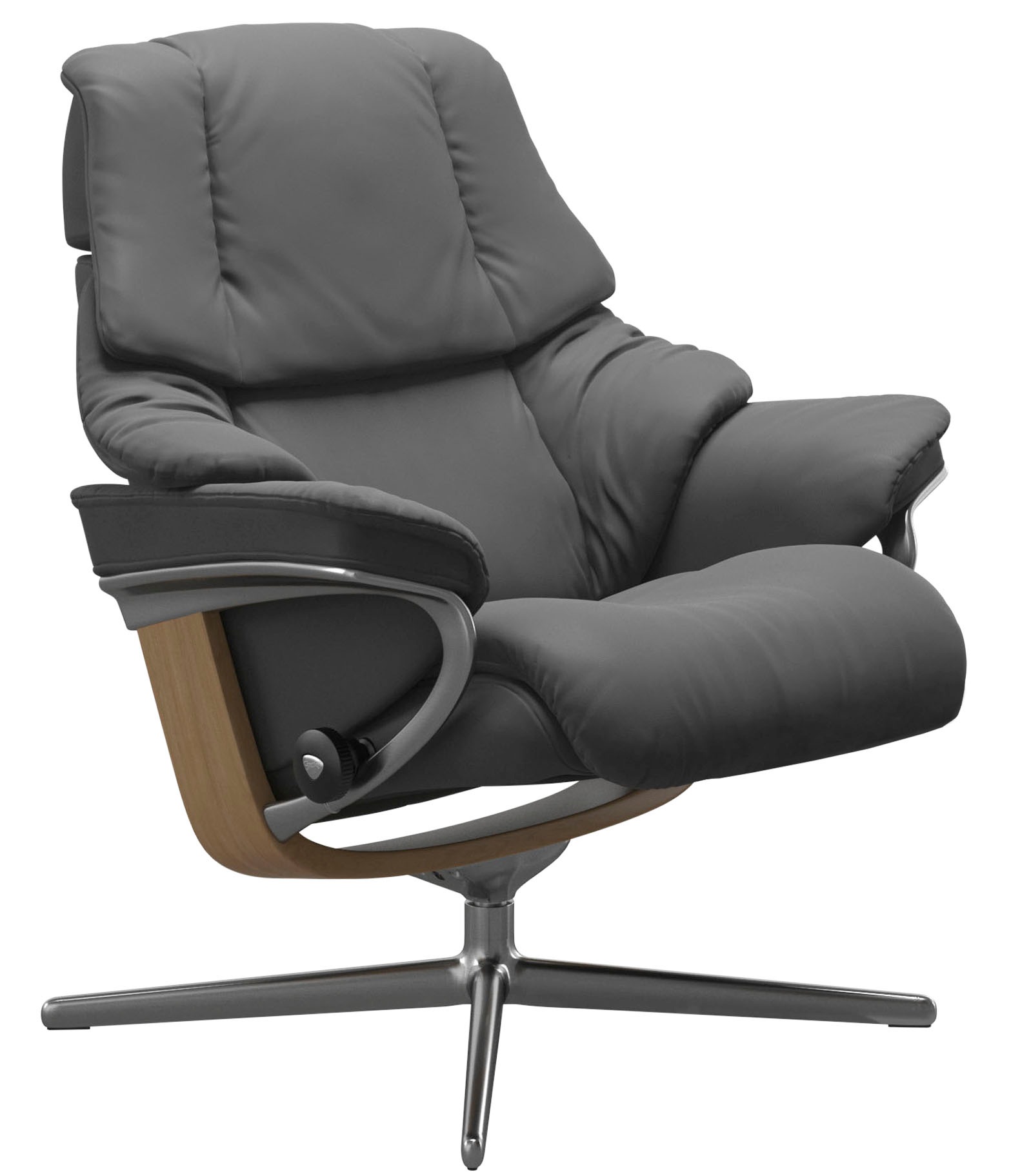 Stressless® Relaxsessel »Reno«, mit Cross Base, Größe S, M & L, Holzakzent Eiche