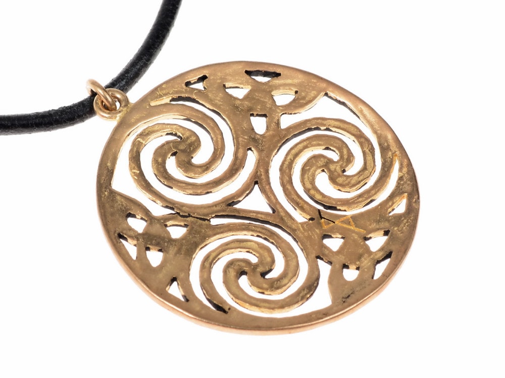 Adelia´s Amulett »Keltischer Anhänger / Amulett Keltisches Amulett Trinity«, World of the Vikings