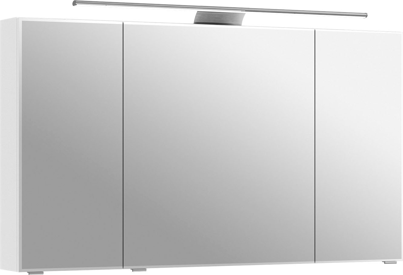 Saphir Spiegelschrank "6005 Sprint Badschrank, 3 Spiegeltüren, 6 Einlegeböd günstig online kaufen