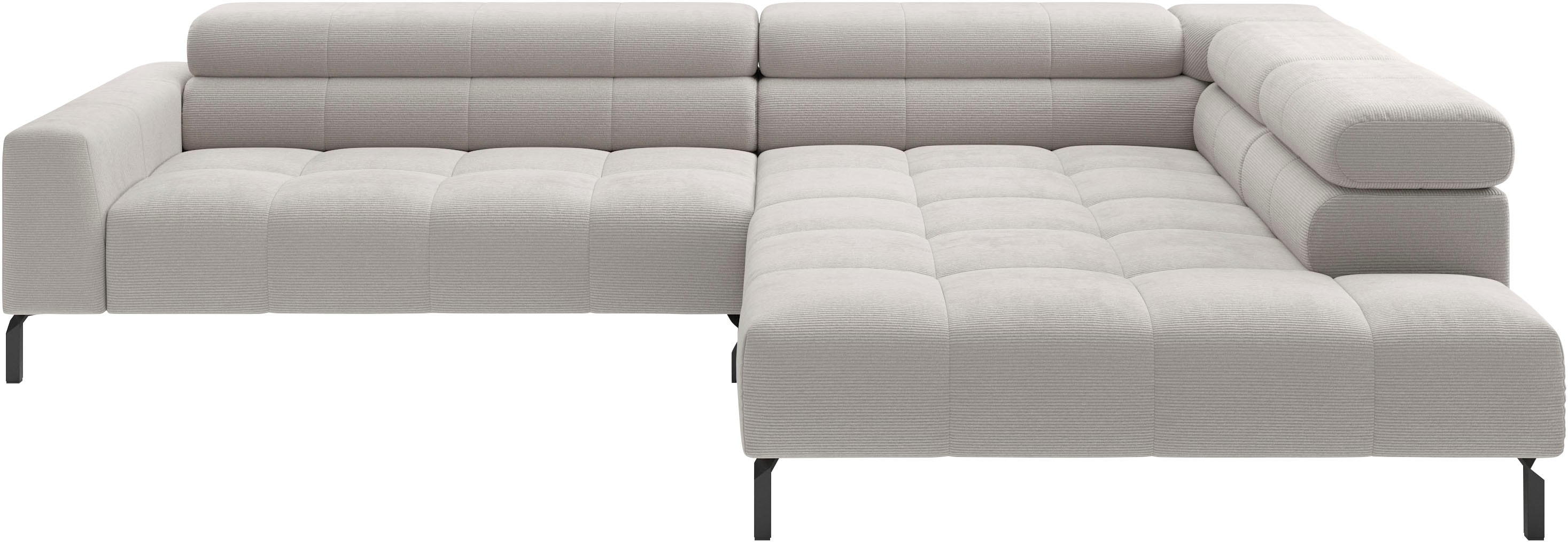 Home affaire Ecksofa "Claya, 311 cm breit, L-Form, inkl. Kopfteilverstellung" wahlweise elektrischer Sitzvorzug