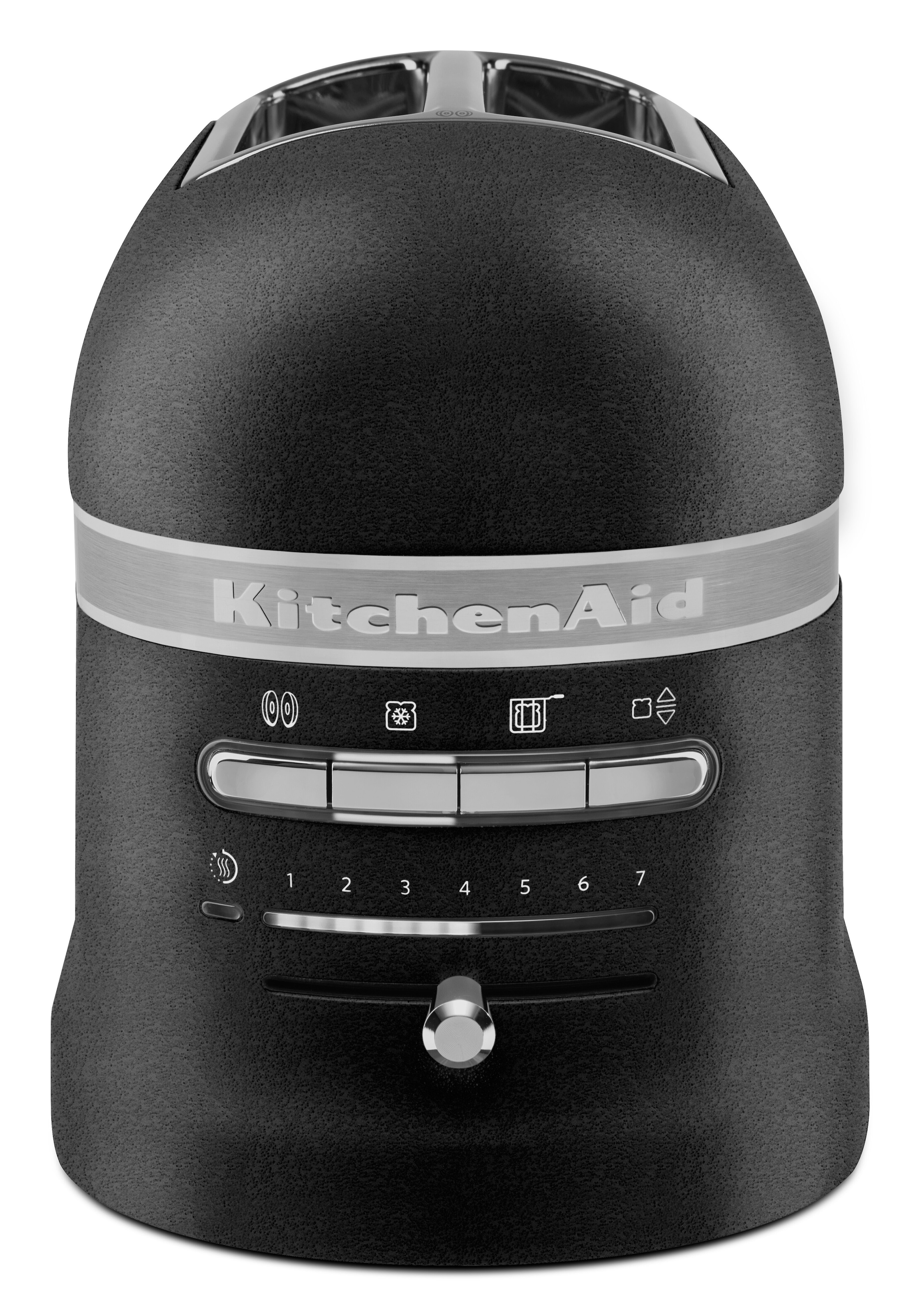 KitchenAid Toaster »5KMT2204EBK Gusseisen Schwarz« 2 kurze Schlitze für 2 Scheiben 1250 W mit Sandwichzange