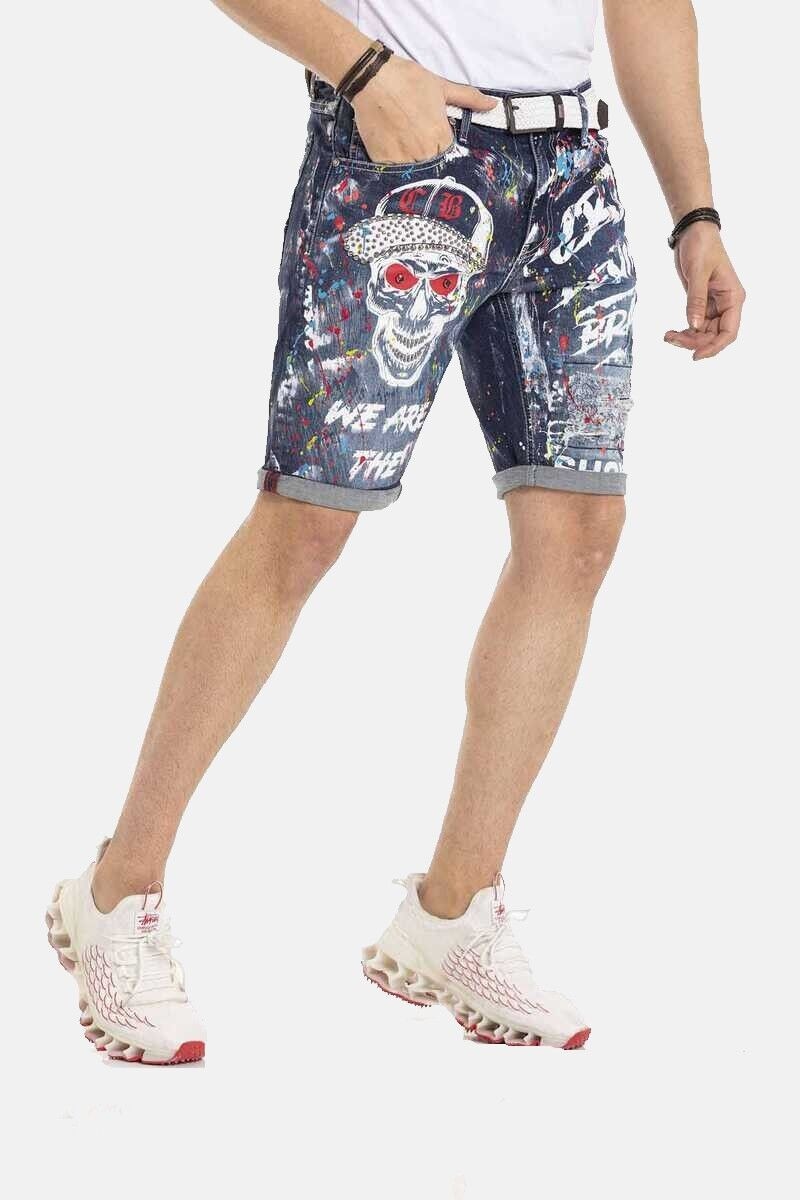 Cipo & Baxx 5-Pocket-Jeans »CK255« Gekrempelte Beine