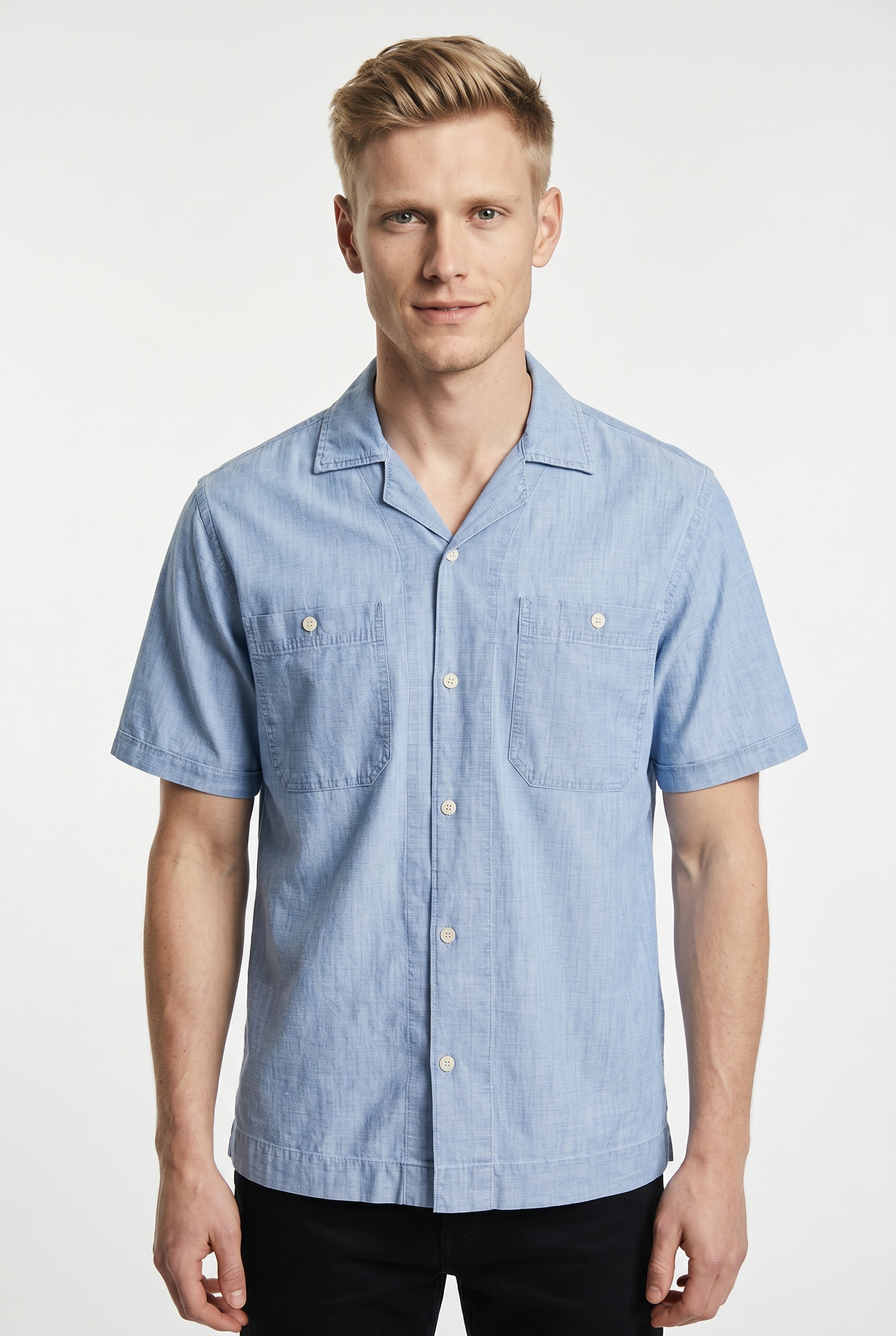 Jack & Jones Kurzarmhemd »JPRBLUMAX VINTAGE S/S RESORT SHIRT« mit Brust Taschen