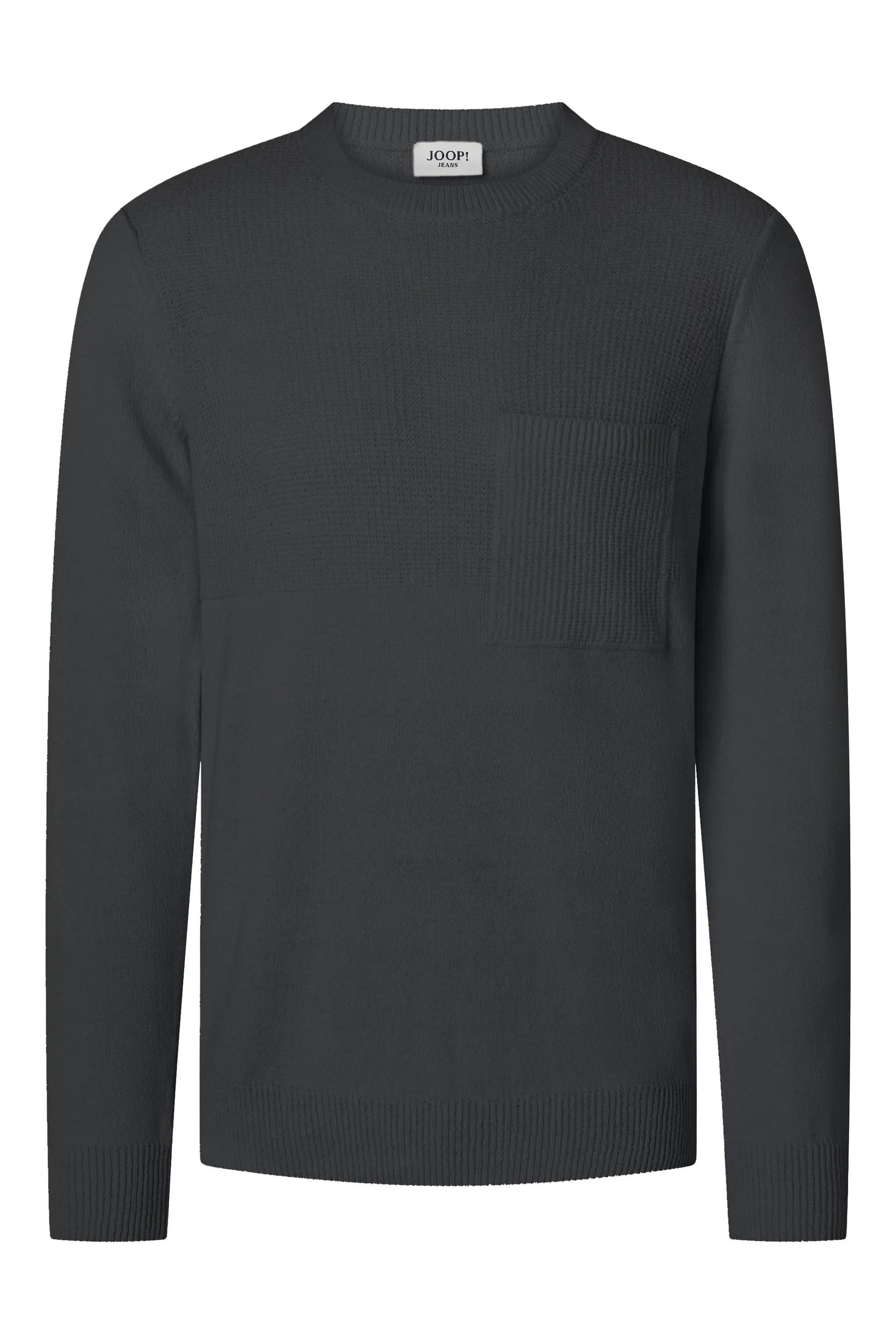 Joop Jeans Rundhalspullover »Owin« im Materialmix
