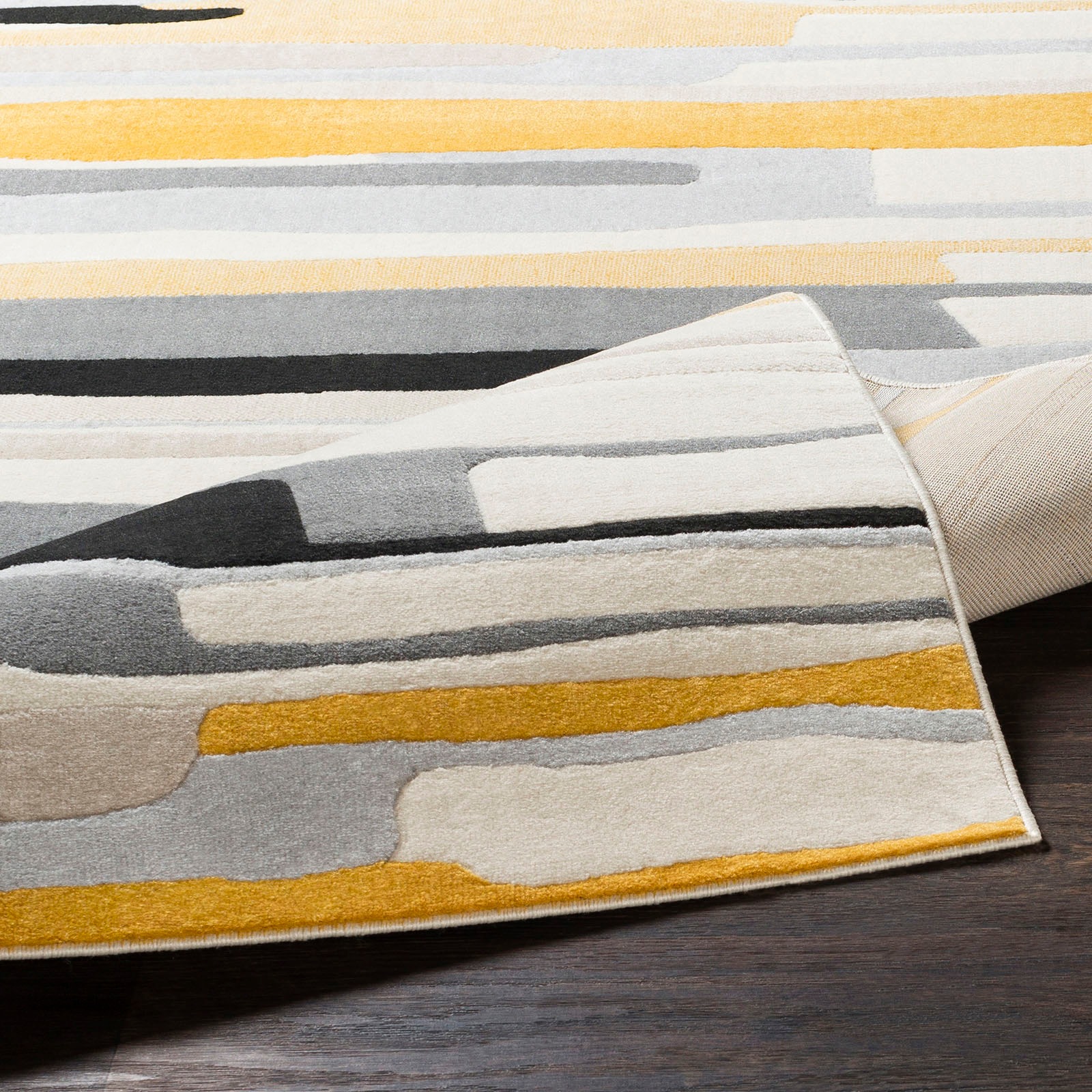 Teppich LIVABLISS "HOUSTON", bunt (multi), B:200cm H:11mm L:275cm, Kunstfaser, Teppiche, Teppich, Skandi Design, Modern Boho Kurzflor Wohnzimmerteppich, Schlafzimmer 2