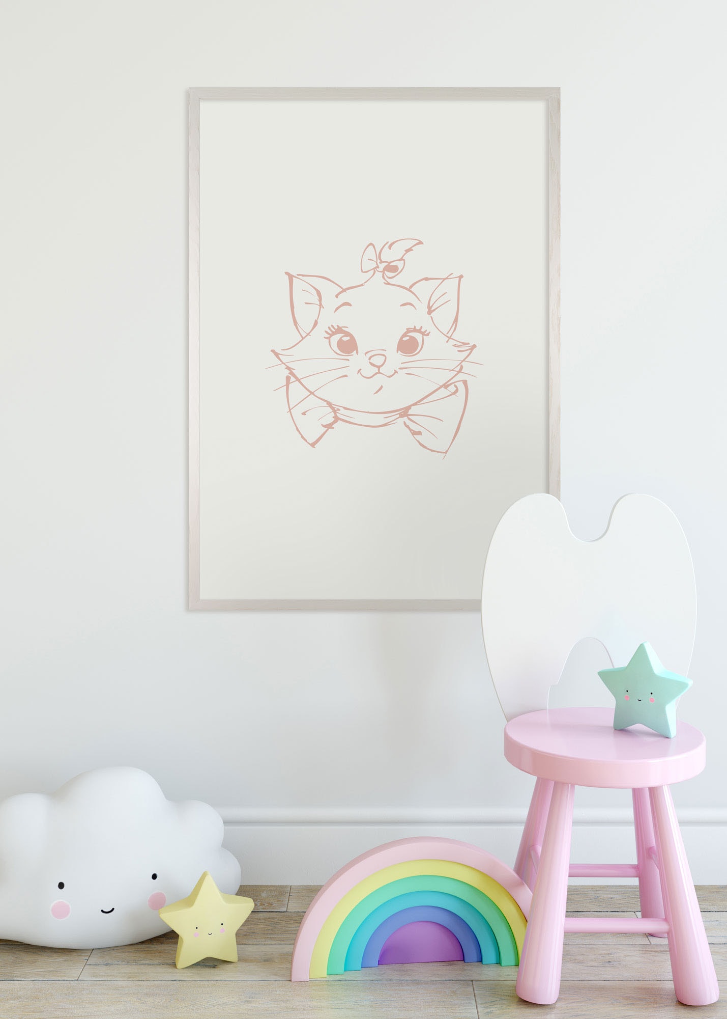 Komar Bild »Majestic Marie« Disney 1 Stk. tlg. Wandbild zur Dekoration im Kinderzimmer - ohne Rahmen