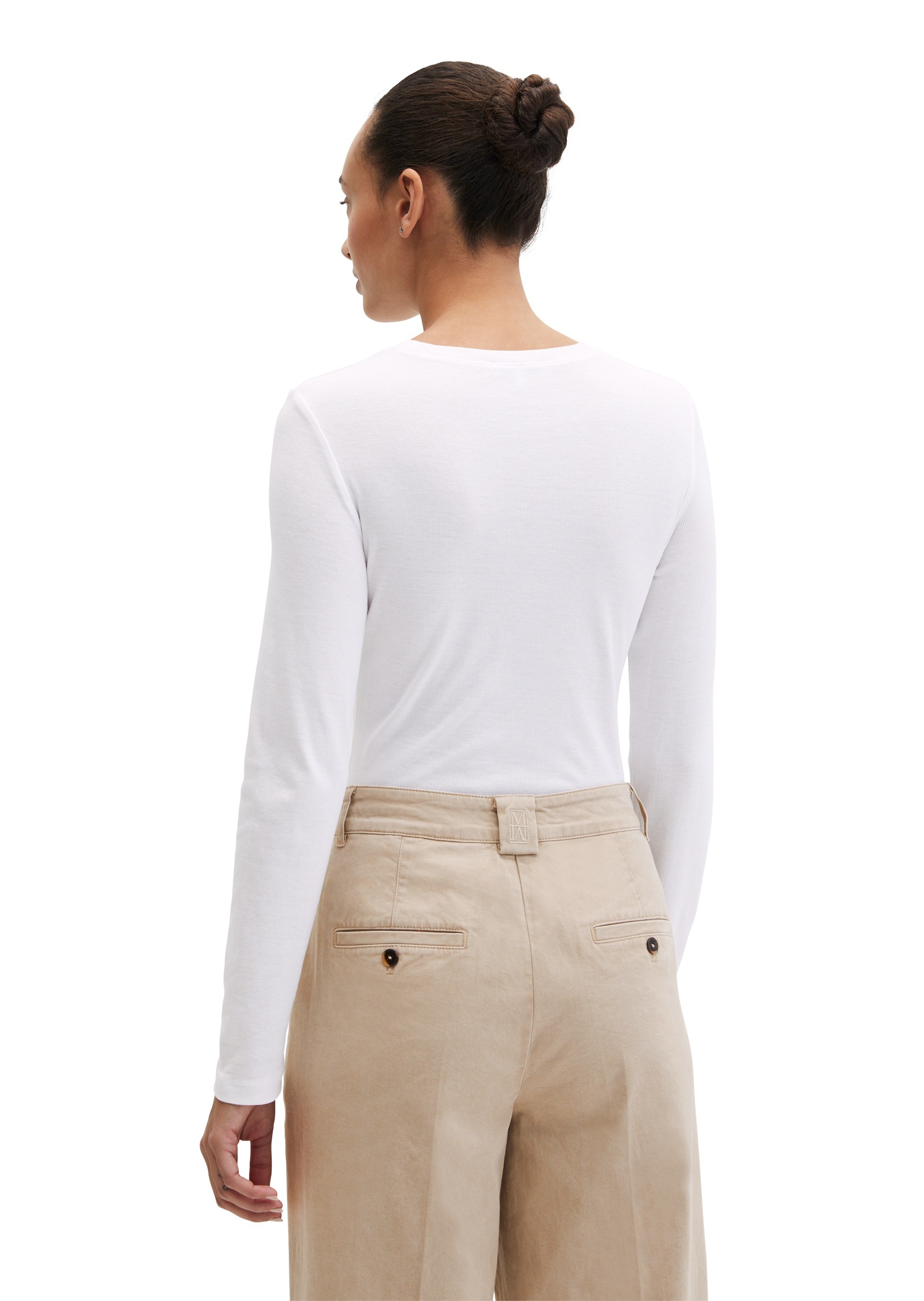 Thumbnail - Marc OPolo Langarmshirt "aus Rippjersey"