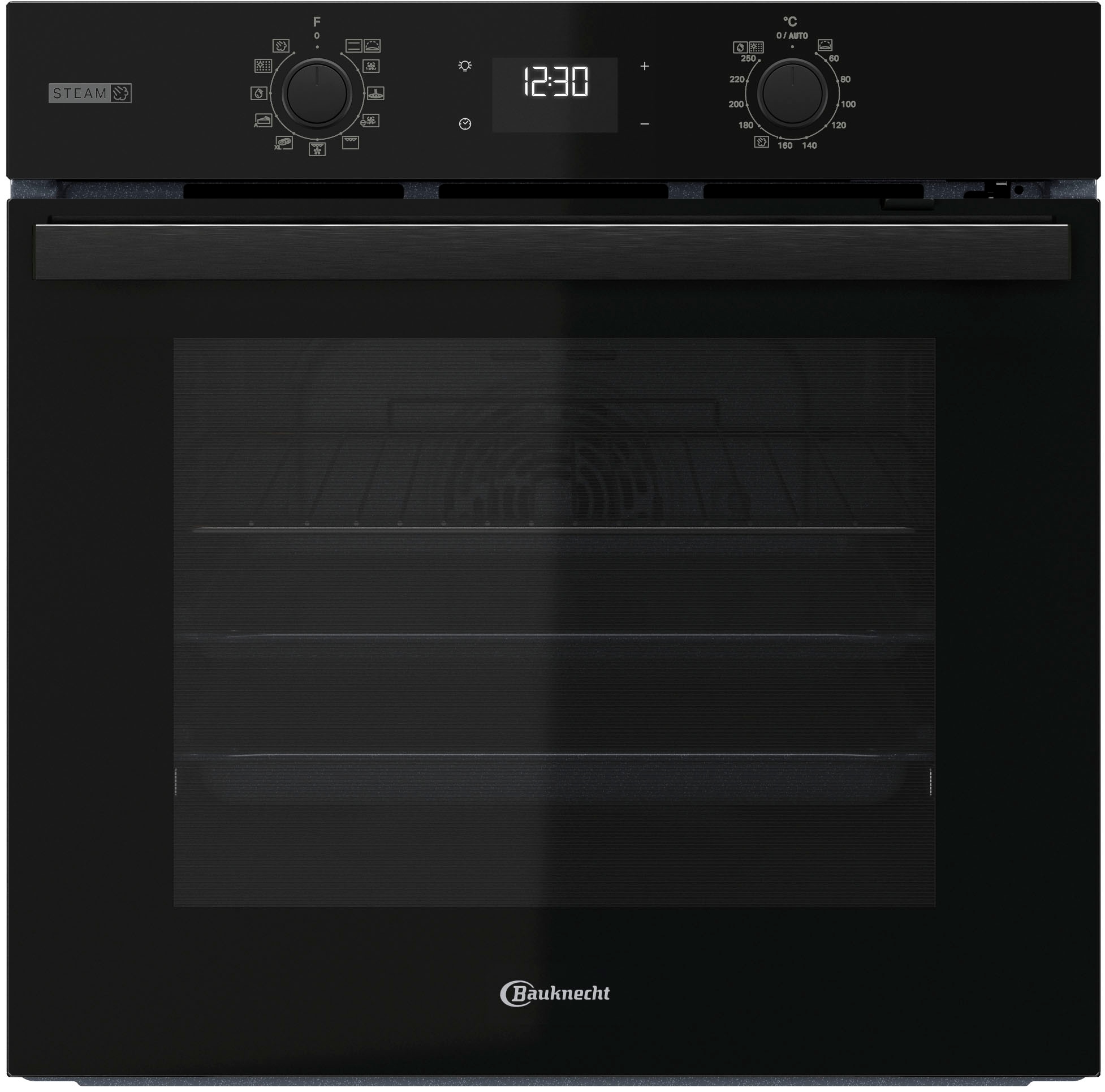 BAUKNECHT Einbaubackofen "BBA2S85PU1K" mit 1-fach-Teleskopauszug mit Pyroly günstig online kaufen