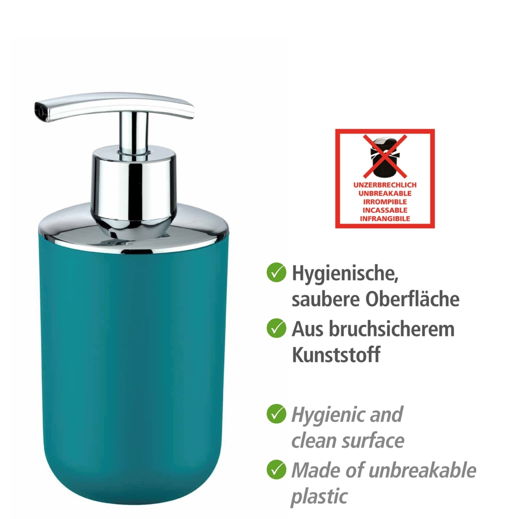 WENKO Badaccessoire-Set »Brasil« Seifenspender, Zahnputzbecher, WC-Garnitur & Kosmetikeimer