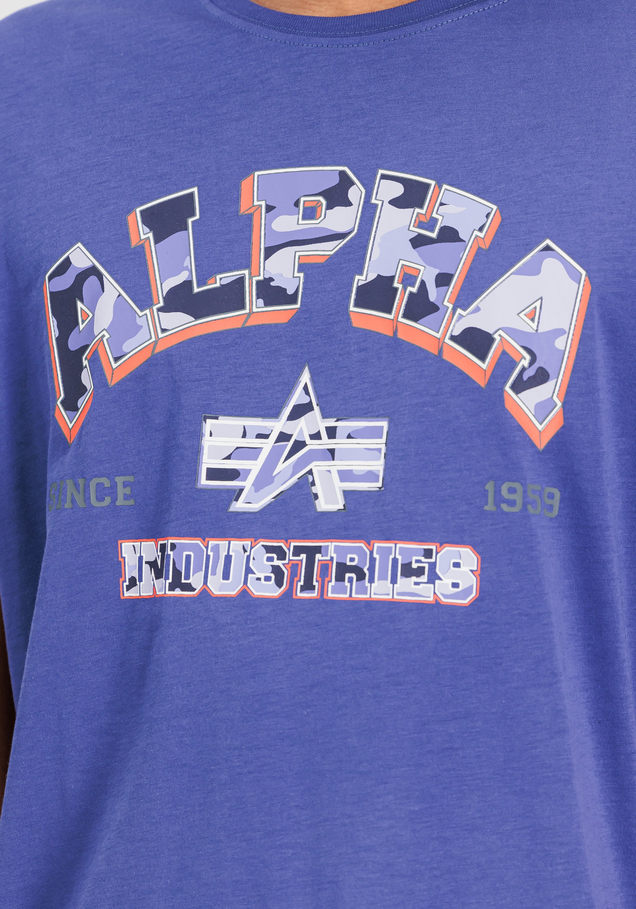 Alpha Industries T-Shirt »Alpha Industries Men - T-Shirts College Camo T-Shirt«