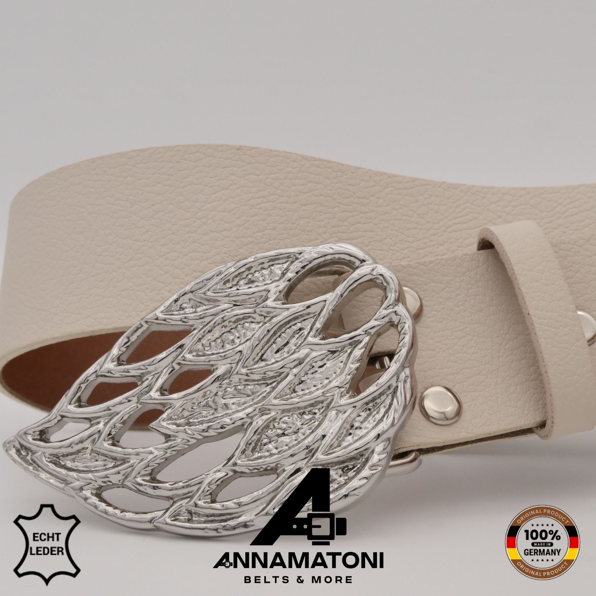 AnnaMatoni Ledergürtel »AnnaMatoni AnnaMatoni Damen Leder Gürtel mit eleganter«
