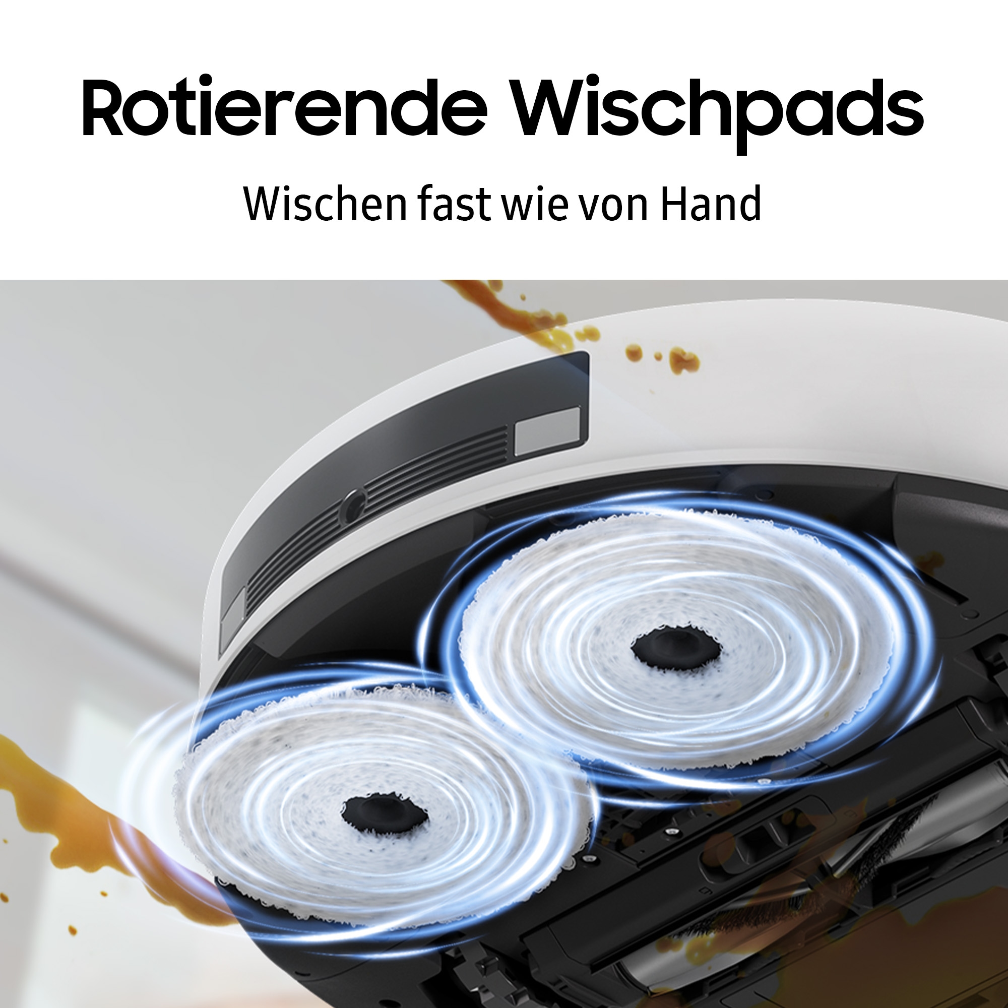 Samsung Nass-Trocken-Saugroboter »VR7MD96B14G/WD«, BESPOKE Jet Bot Combo Steam Plus