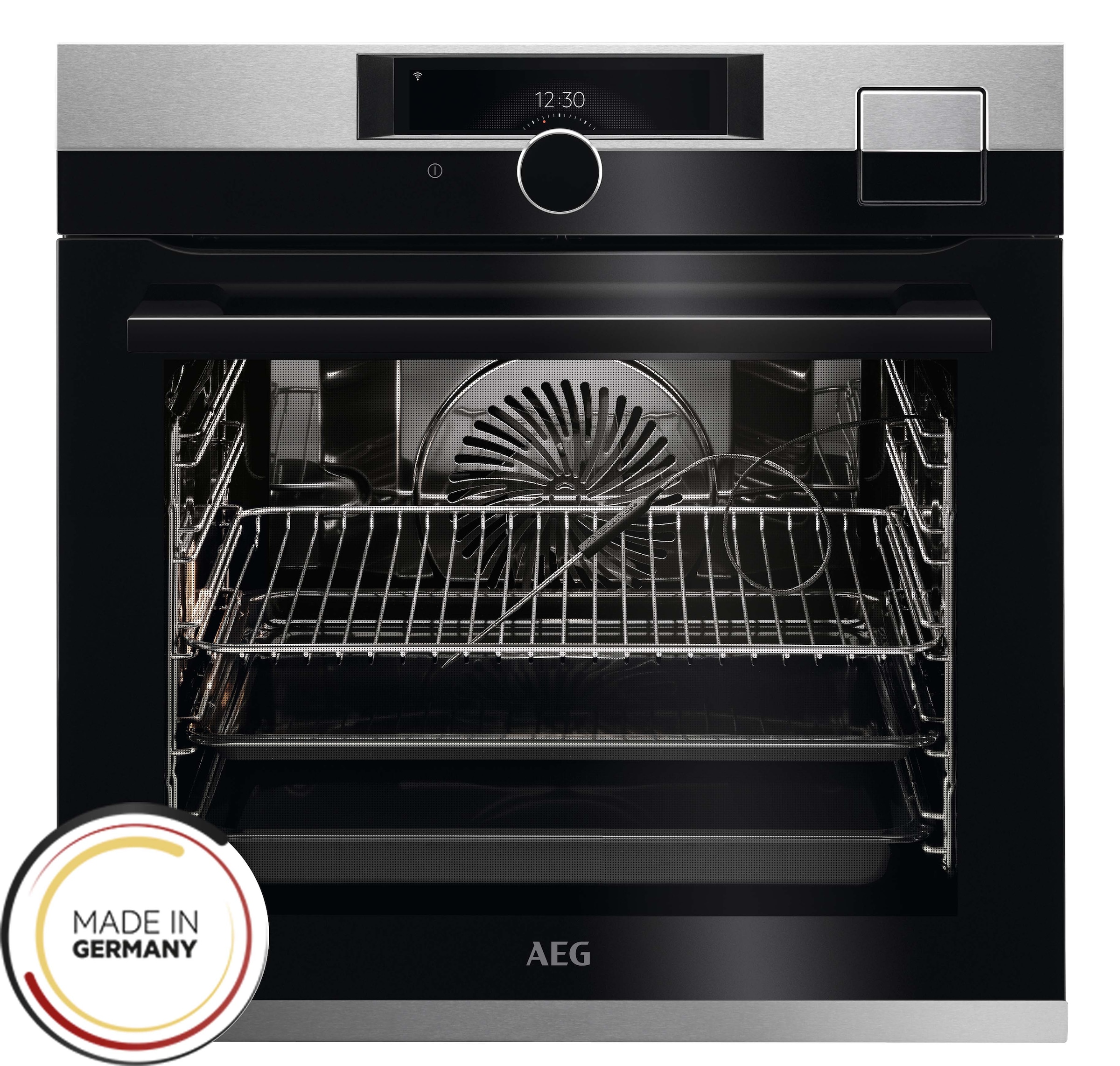 AEG Einbaubackofen  »BSE99823BM«, SteamPro - Dampf- & Sous Vide-Garen, Kerntemperatursensor, WiFi, Grill
