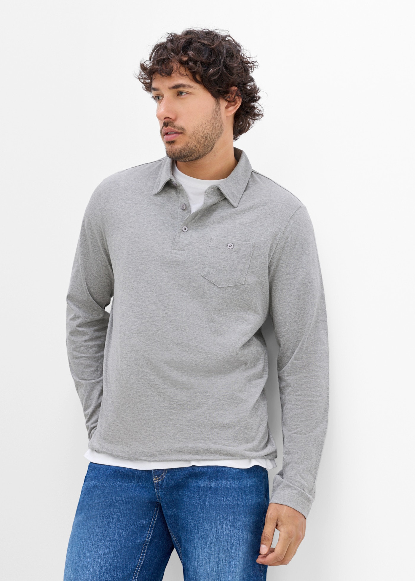 bonprix Poloshirt Packung,  im 2er-Pack, aus Baumwolle, Regular Fit, mit Polokragen