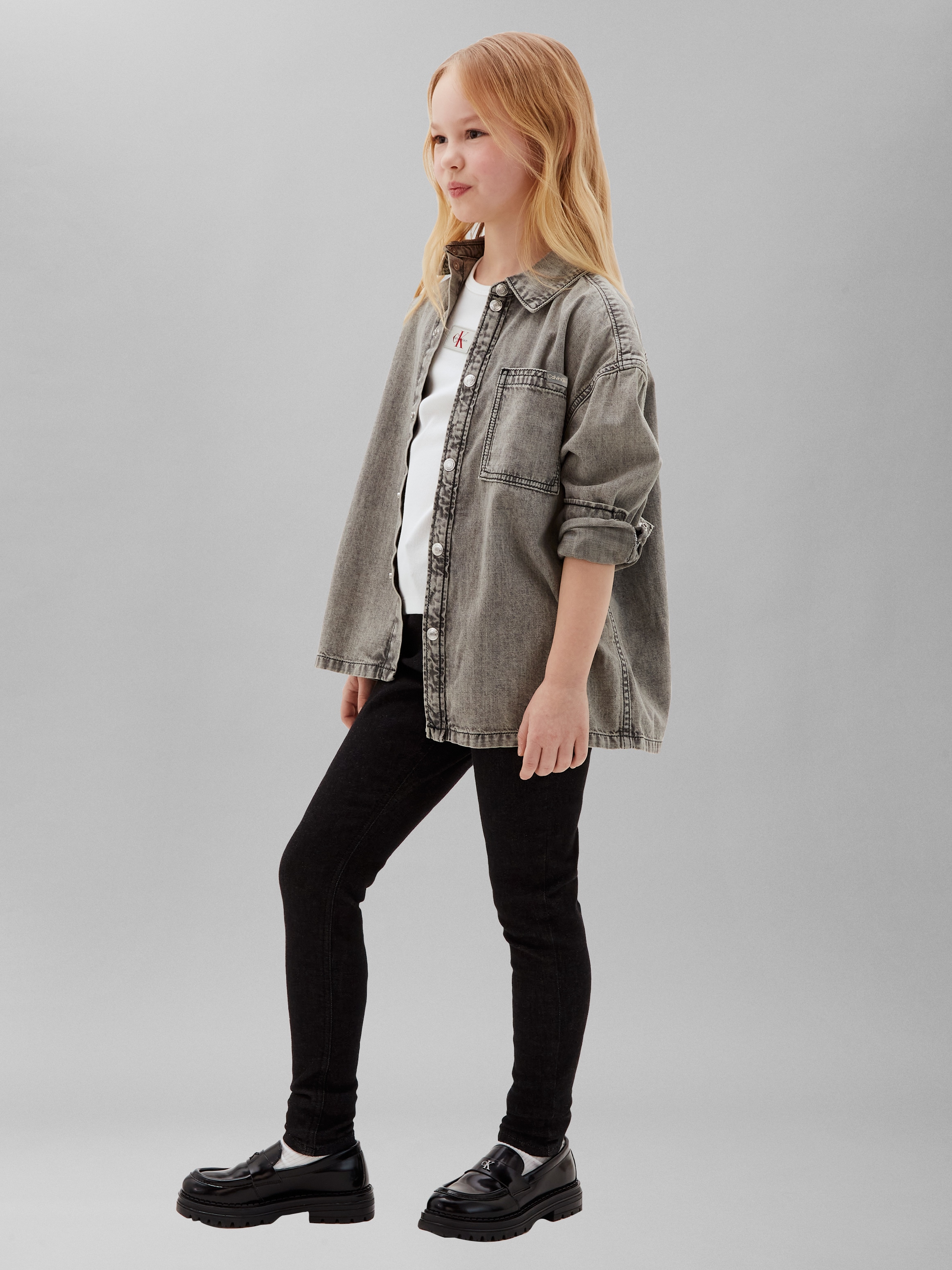 Calvin Klein Jeans Skinny-fit-Jeans »MR SKINNY WASHED BLACK« Slim fit mit Taschen