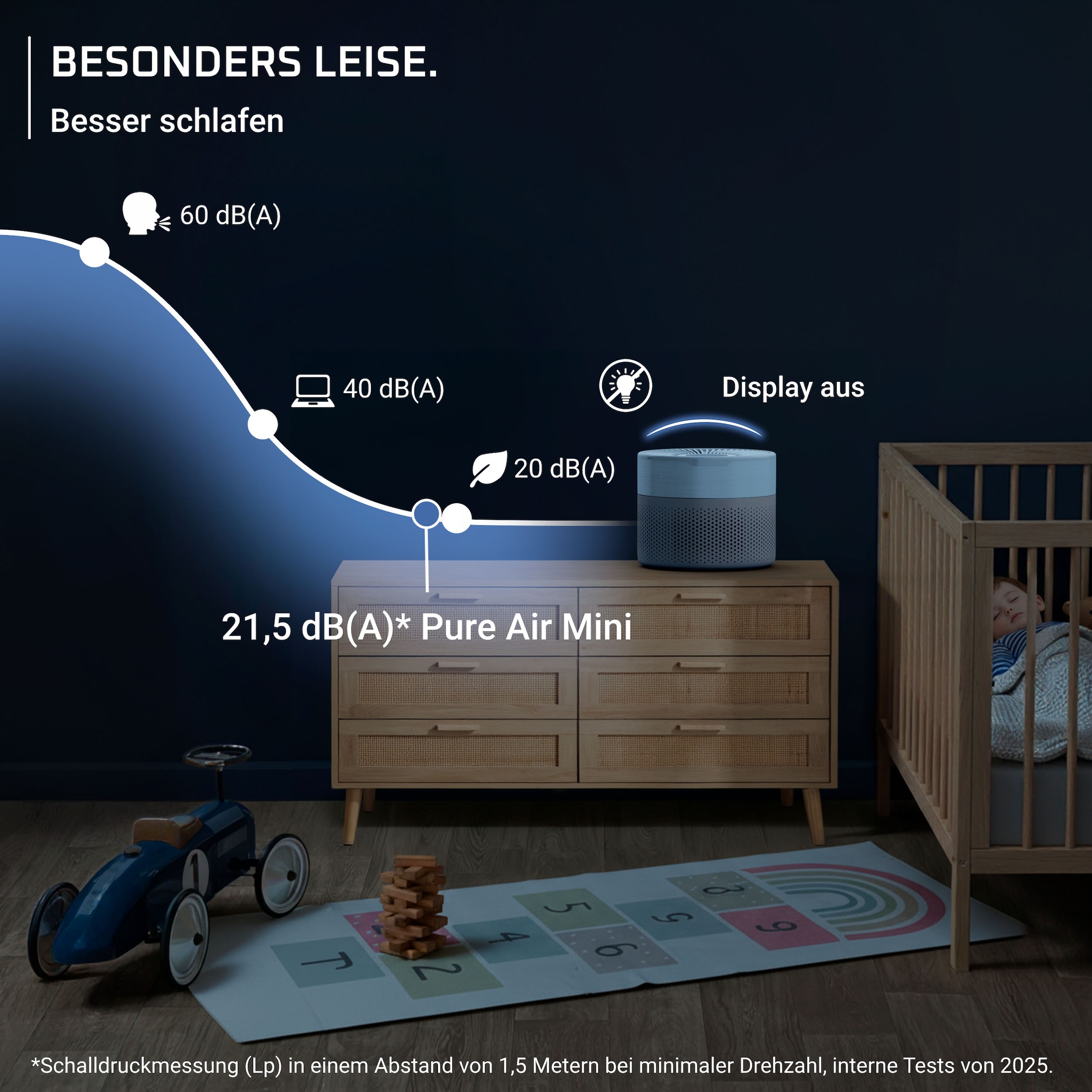 Rowenta Luftreiniger »Pure Air Mini« für 22 qm Räume ultrakompakt, besonders leise, Nachtmodus
