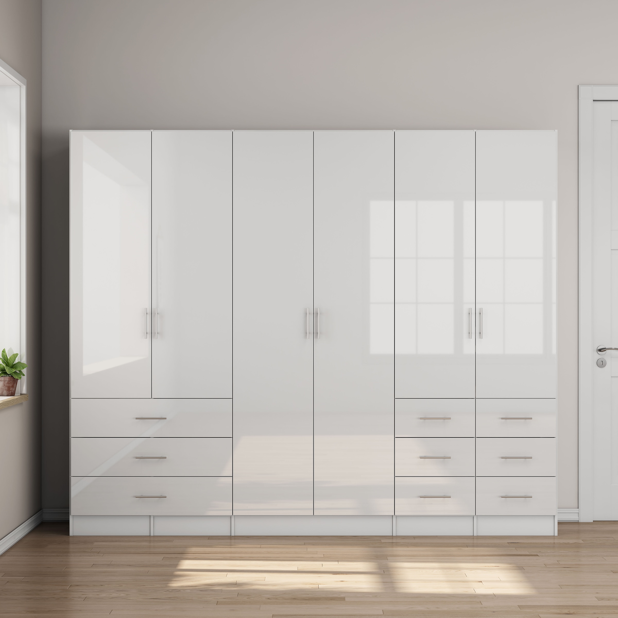 OTTO home Kleiderschrank »Trento Schlafzimmerschrank Garderobe Hochglanz Bestseller«