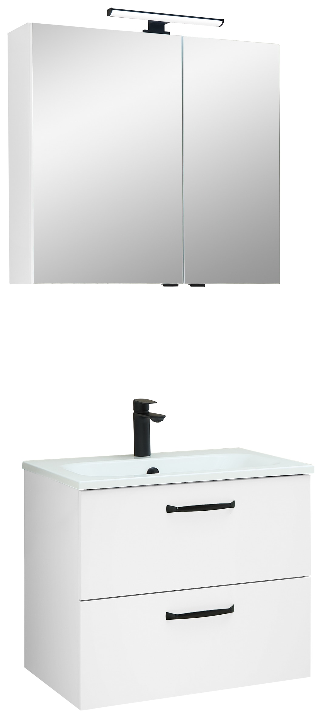 Saphir Badmöbel-Set "Quickset 500,Waschtischunterschrank mit Waschtisch und günstig online kaufen