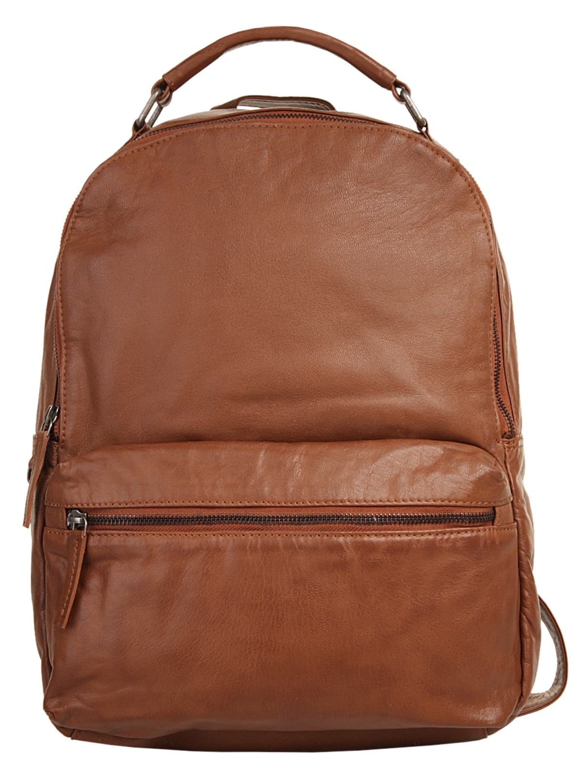 WouWou Cityrucksack, echt Leder